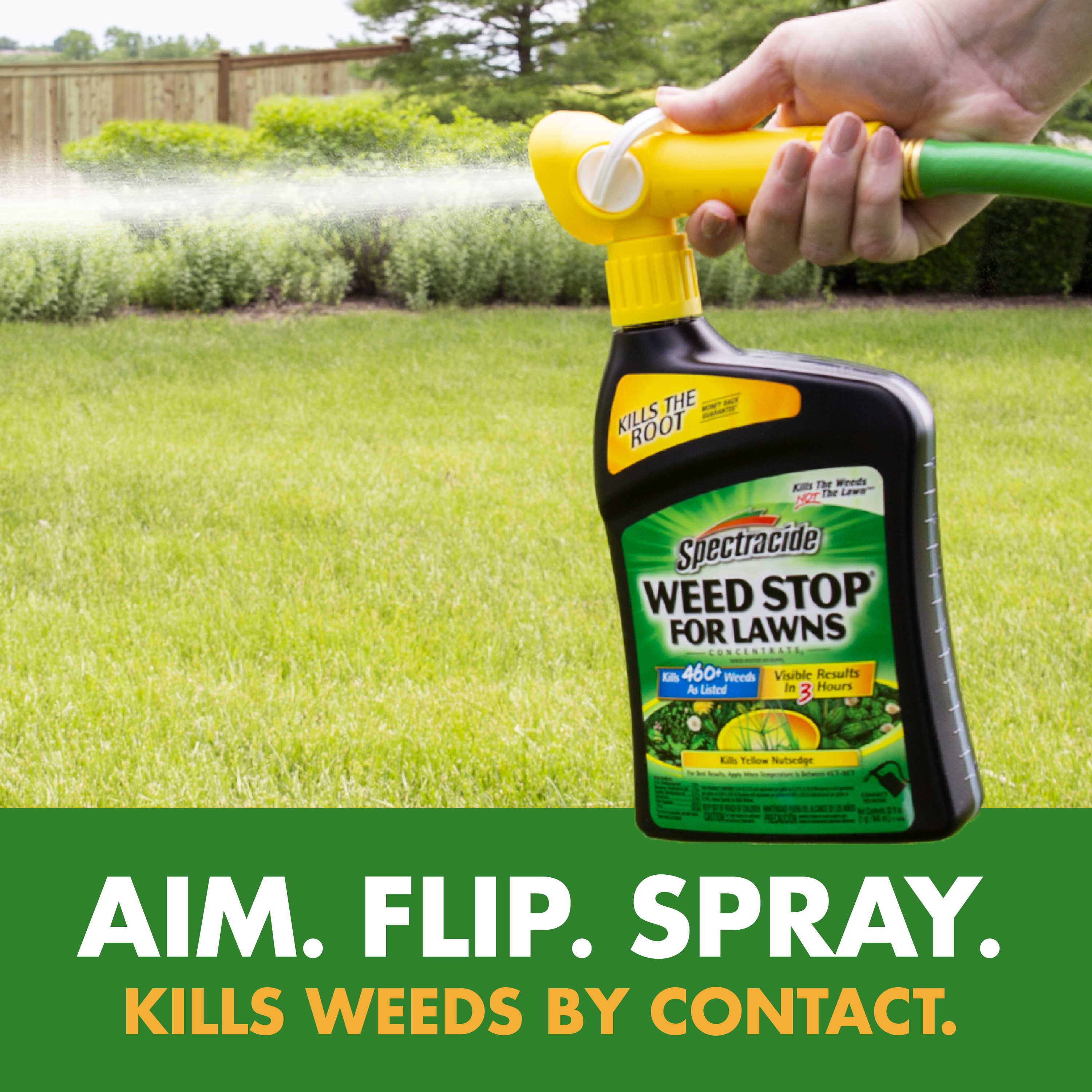 Spectracide Weed Stop For Lawns 32-fl oz Hose End Sprayer Concentrated ...