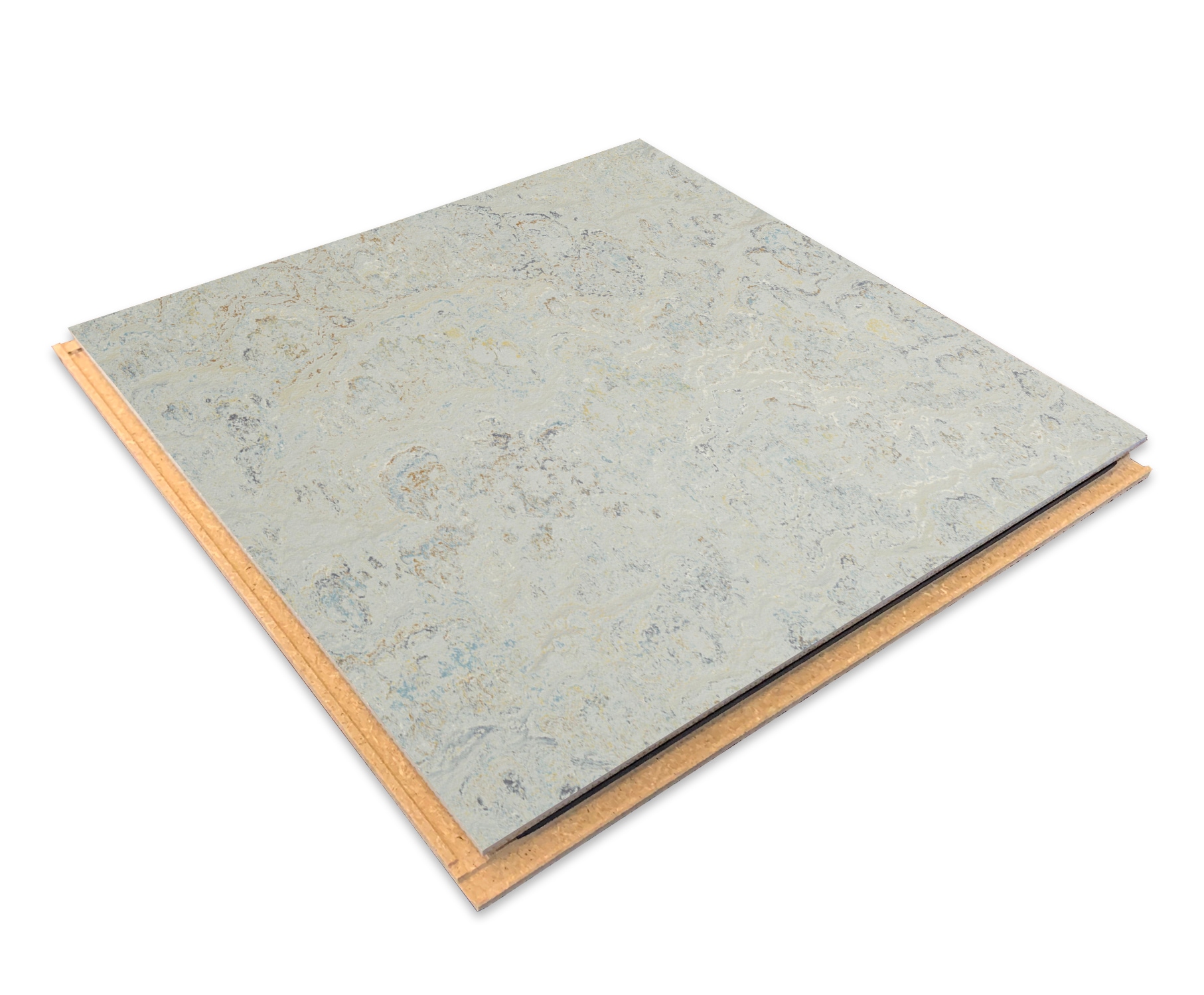 Forbo Flooring Systems Marmoleum Cinch Loc Seal Seashell 10-mm T x 12-in W x 12-in L Waterproof Tile Look Laminate Flooring (6.78-sq ft / Carton)