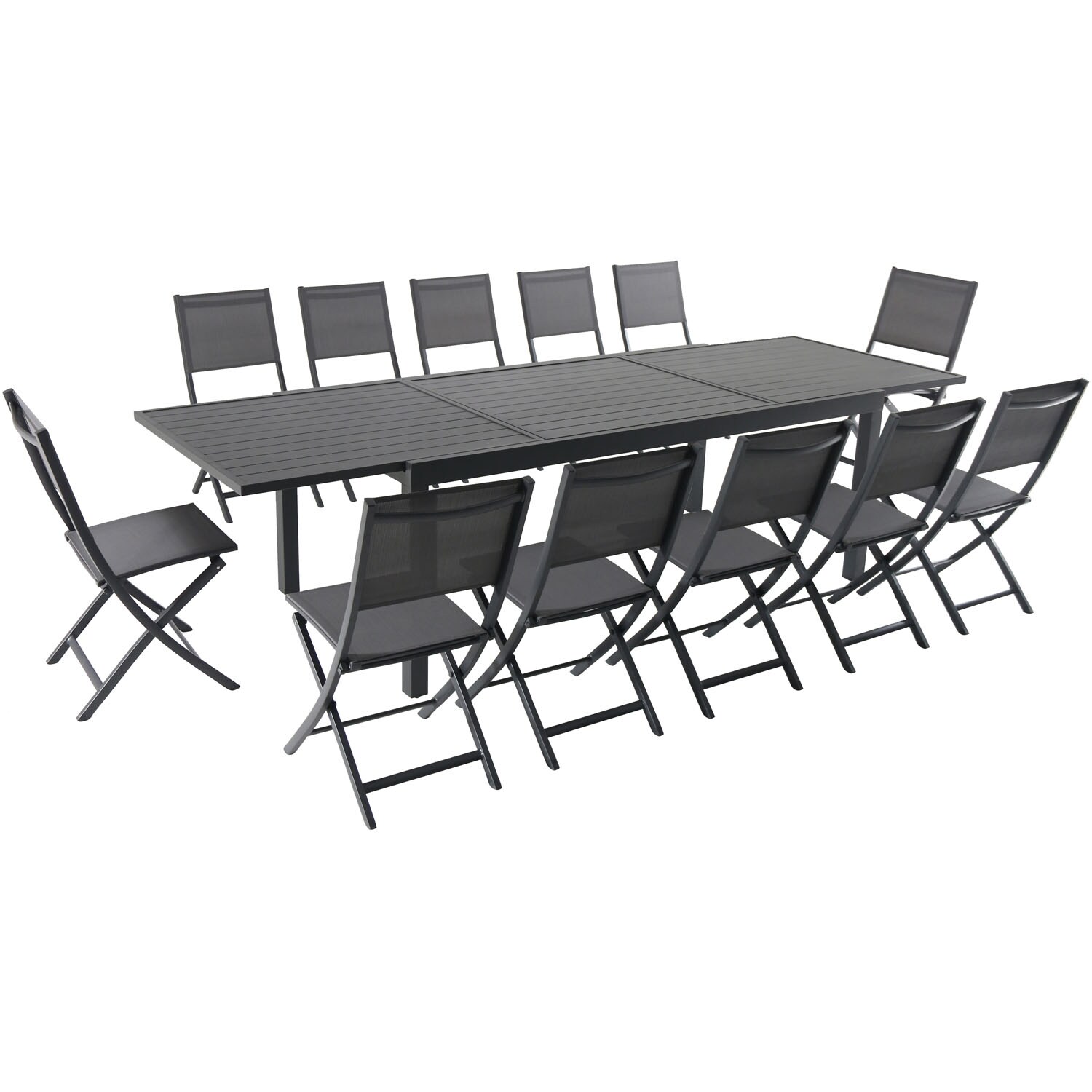 13 piece aluminum outdoor dining set