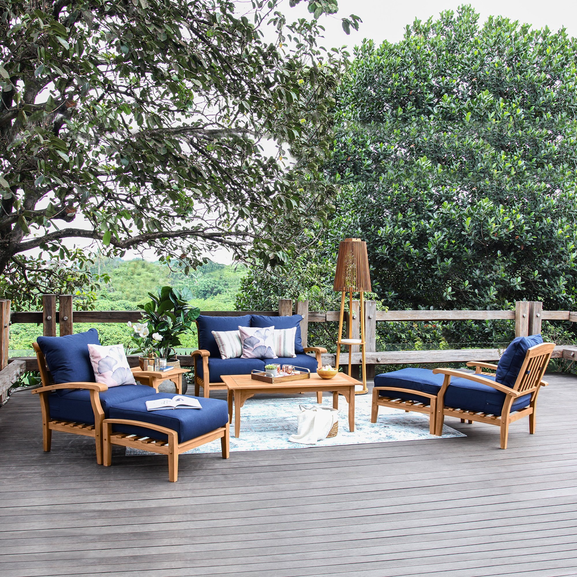 Cambridge Casual 140564-TW-XX-NV-XX Patio-Sofas-Daybeds - View #4