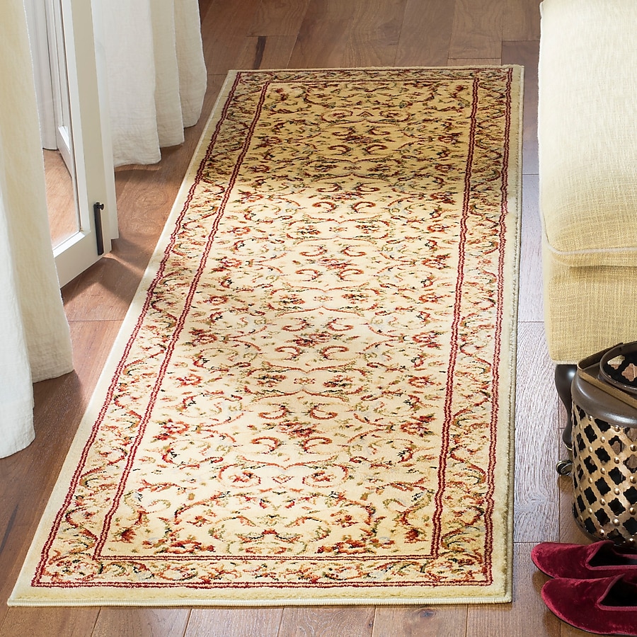 Safavieh Lyndhurst Lyon 10 x 14 Ivory/Ivory Indoor Floral/Botanical Oriental Area Rug Safavieh Lyndhurst Lyon 10 x 14 Ivory/Ivory Indoor Floral/Botanical Oriental Area Rug