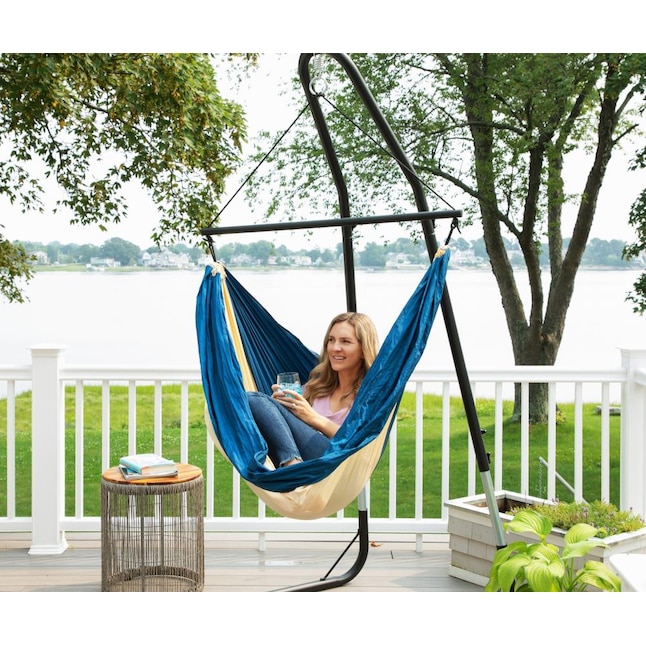 Ceara Patio Hammock Swing Chair, Single Person Hammock Chair With Stand