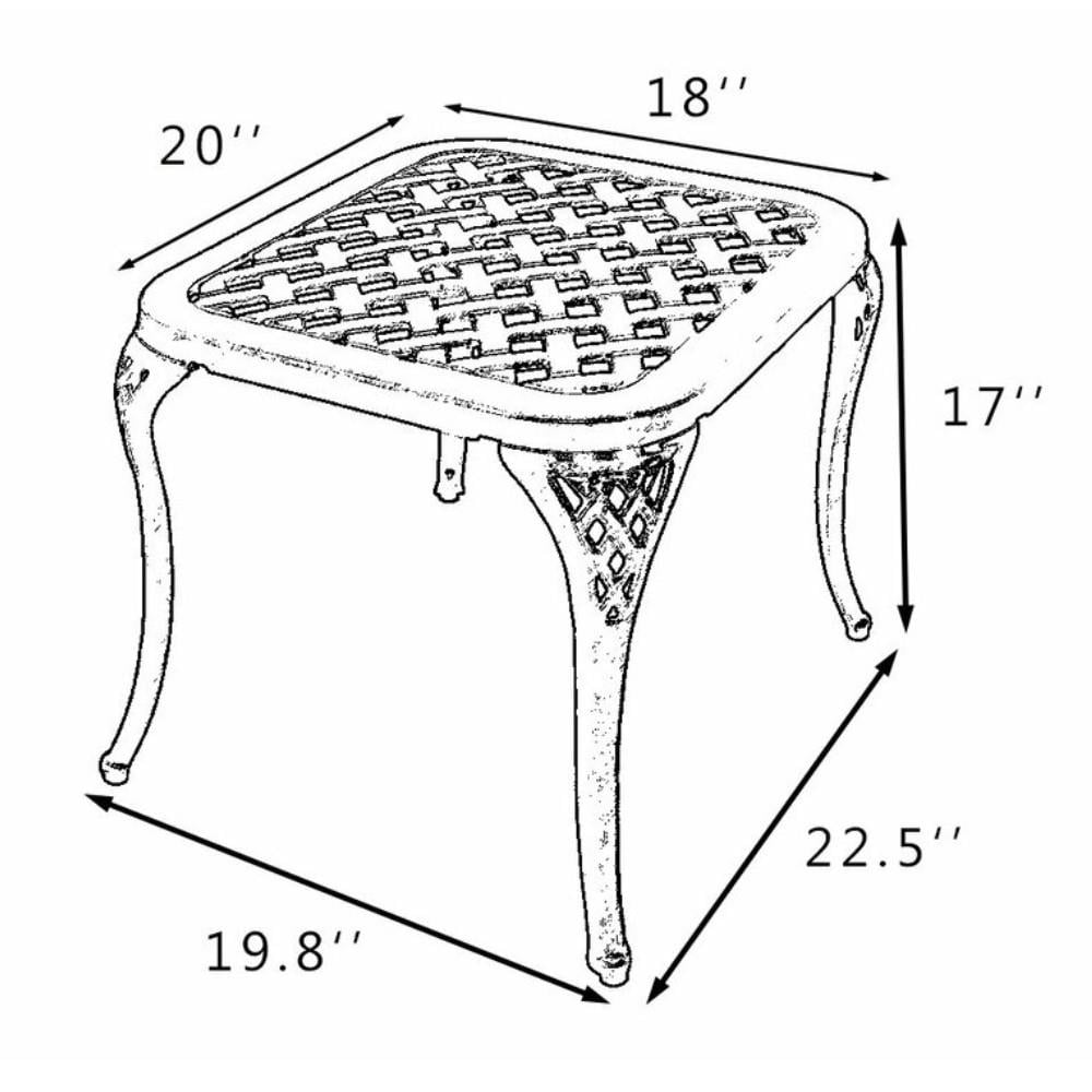 CASAINC HF-WF-HW003-A End-Tables - View #5