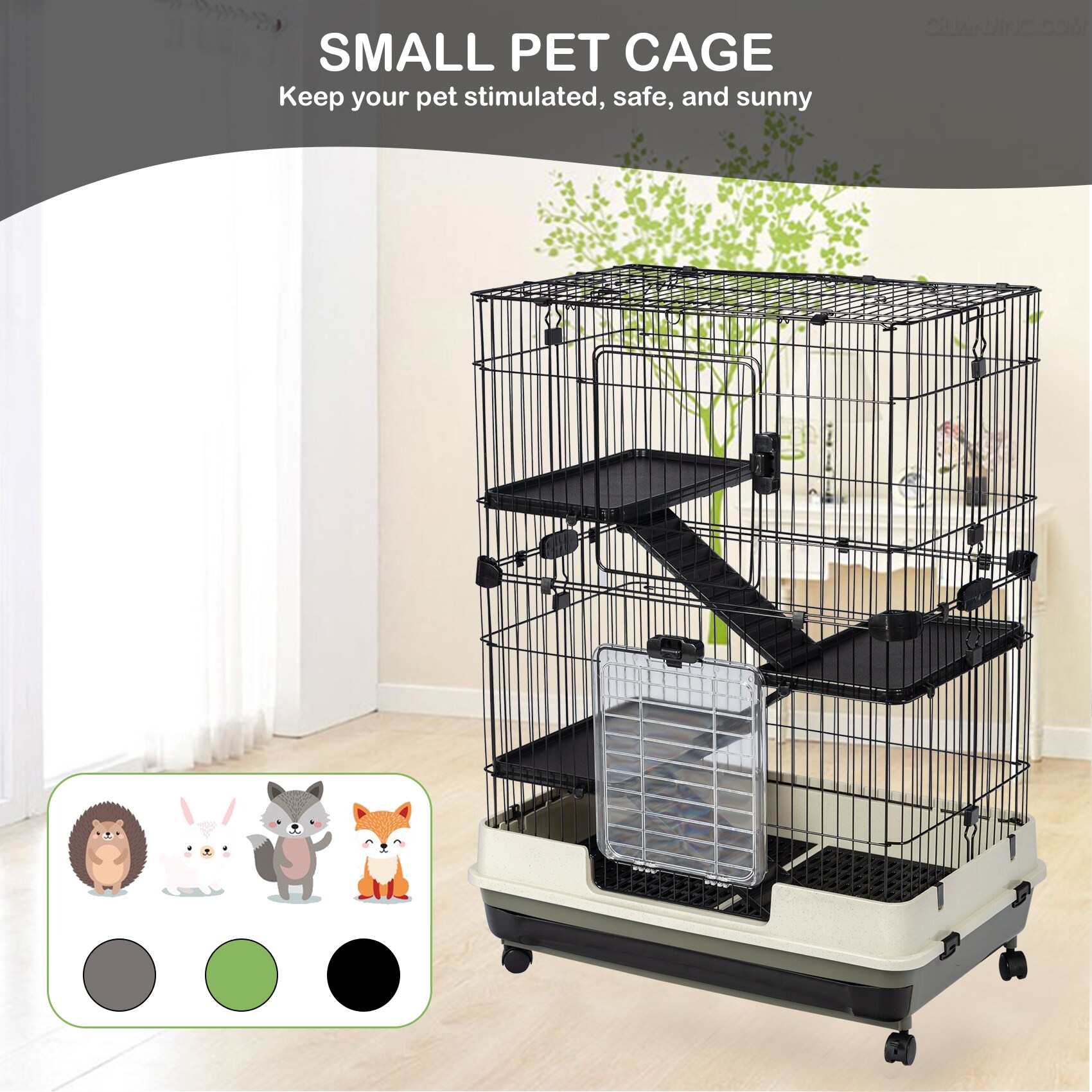 Kahomvis FCP-QPW6-302 Pet-Crates-Carriers - View #7