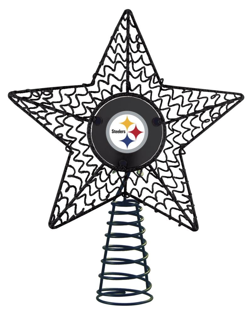 pittsburgh steelers christmas tree topper