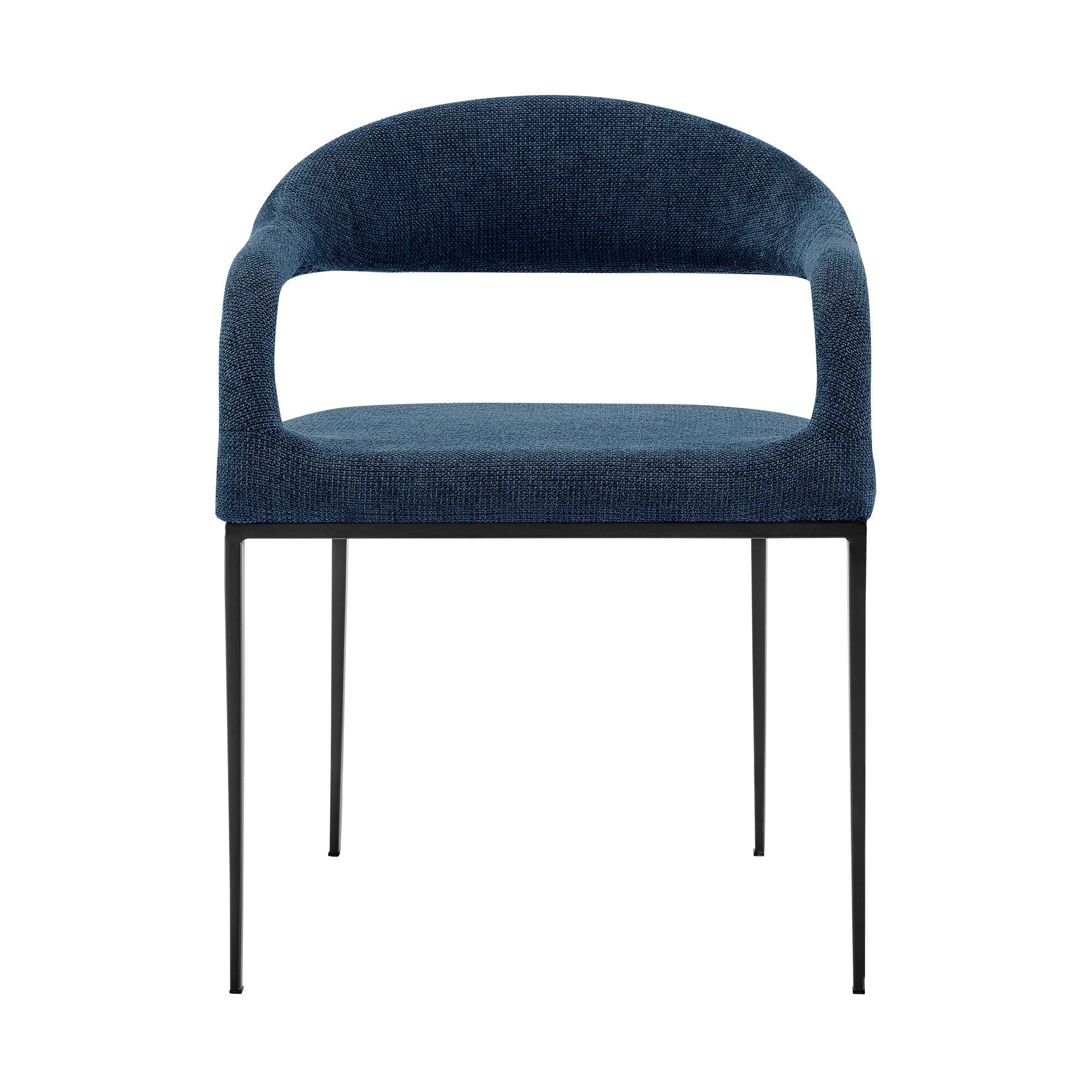 Armen Living LCMOSIBLKBLU Dining-Chairs - View #3