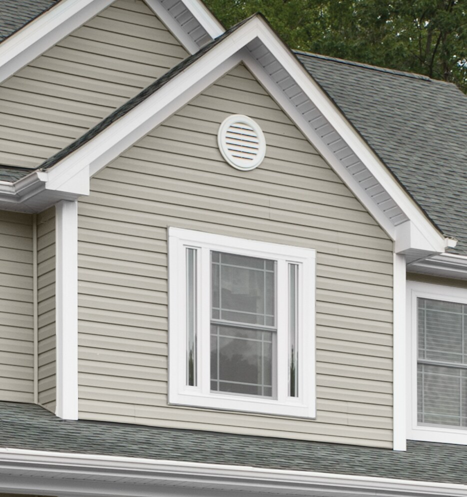 Shadow Ridge Double 5in Dutch Lap Mist Vinyl Siding