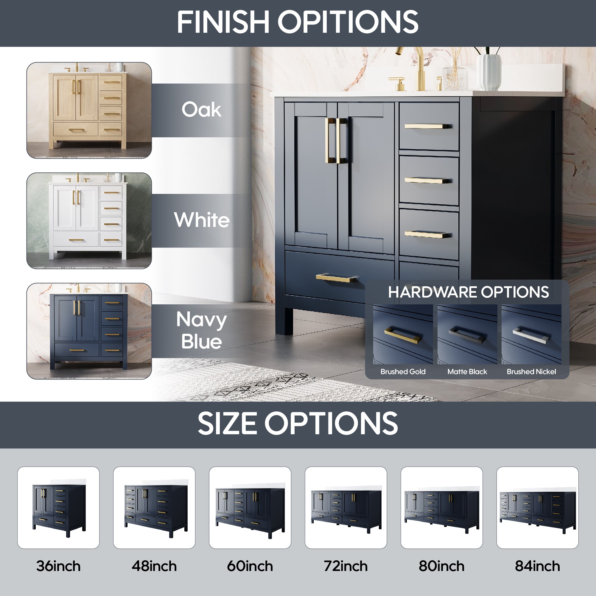 Forclover AW65-37 Bath-Vanity-Combo - View #10