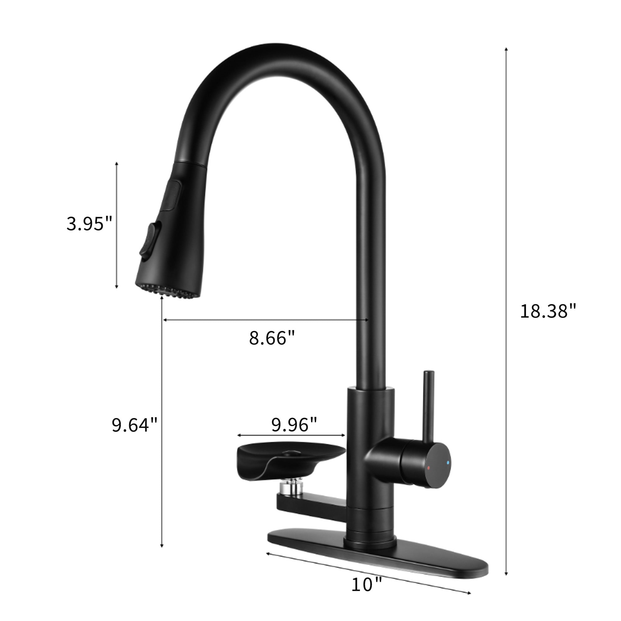 Clihome TC-012C-KF Kitchen-Faucets - View #3