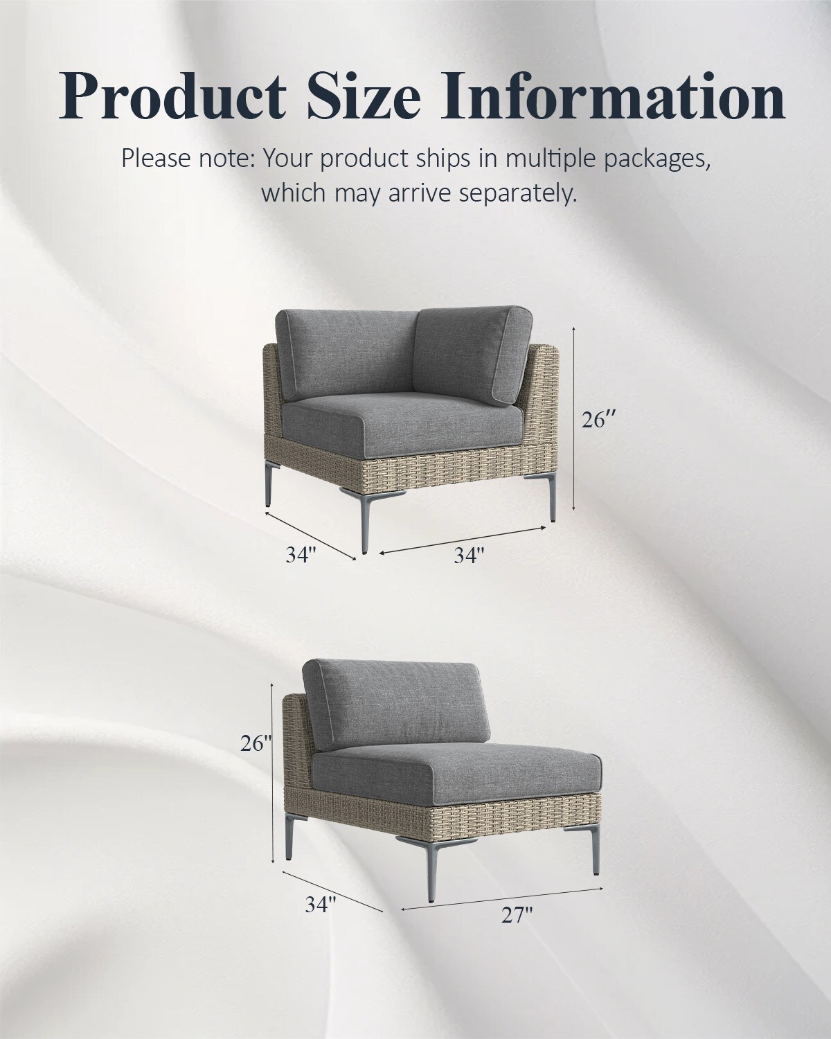 LayinSun NA7002-011-DARK GRAY Patio-Conversation-Sets - View #9