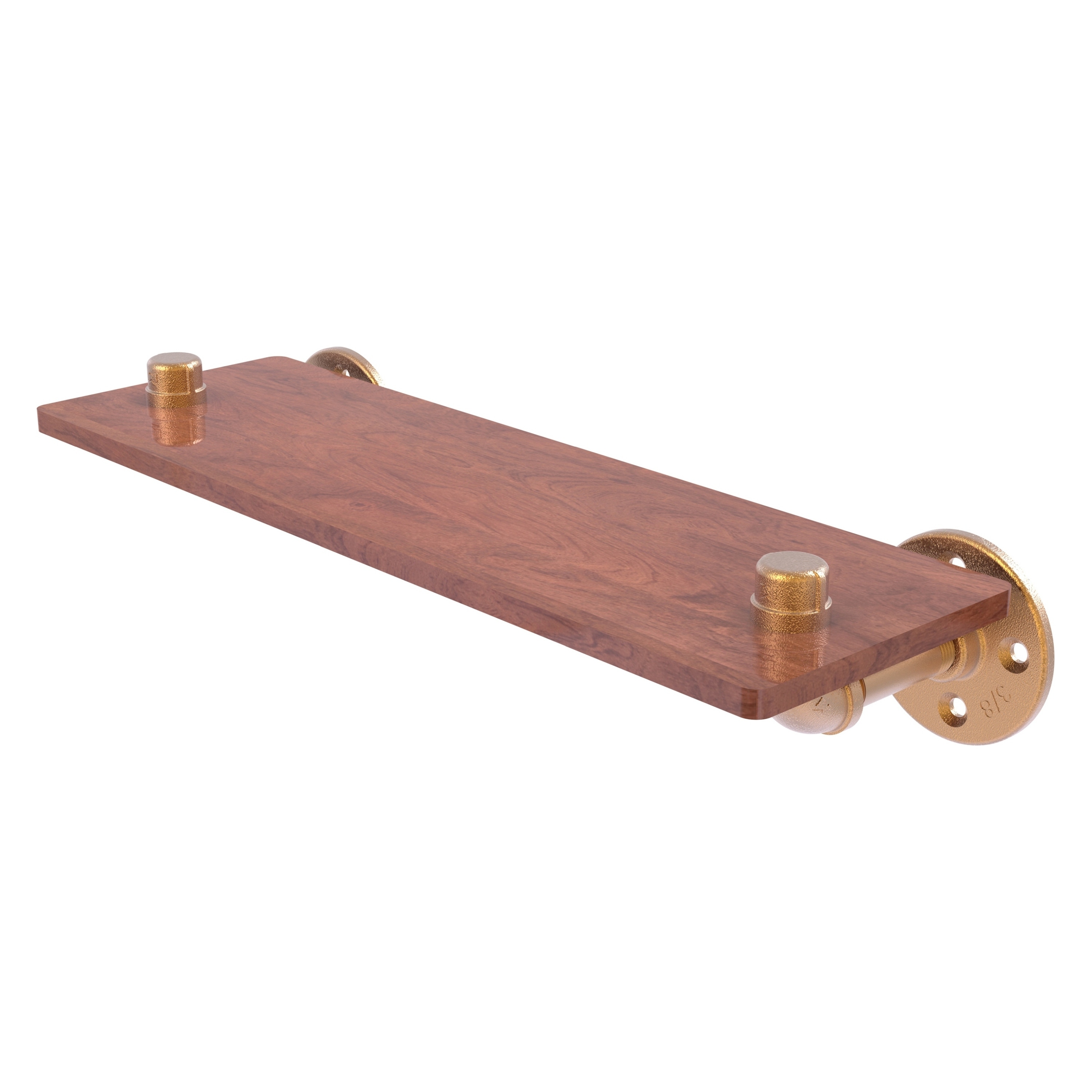 Allied Brass P-450-16-WS-BBR Pipeline Brushed Bronze Metal Wall mount Bathroom Shelf ( 16-in x 3.5-in x 5-in )