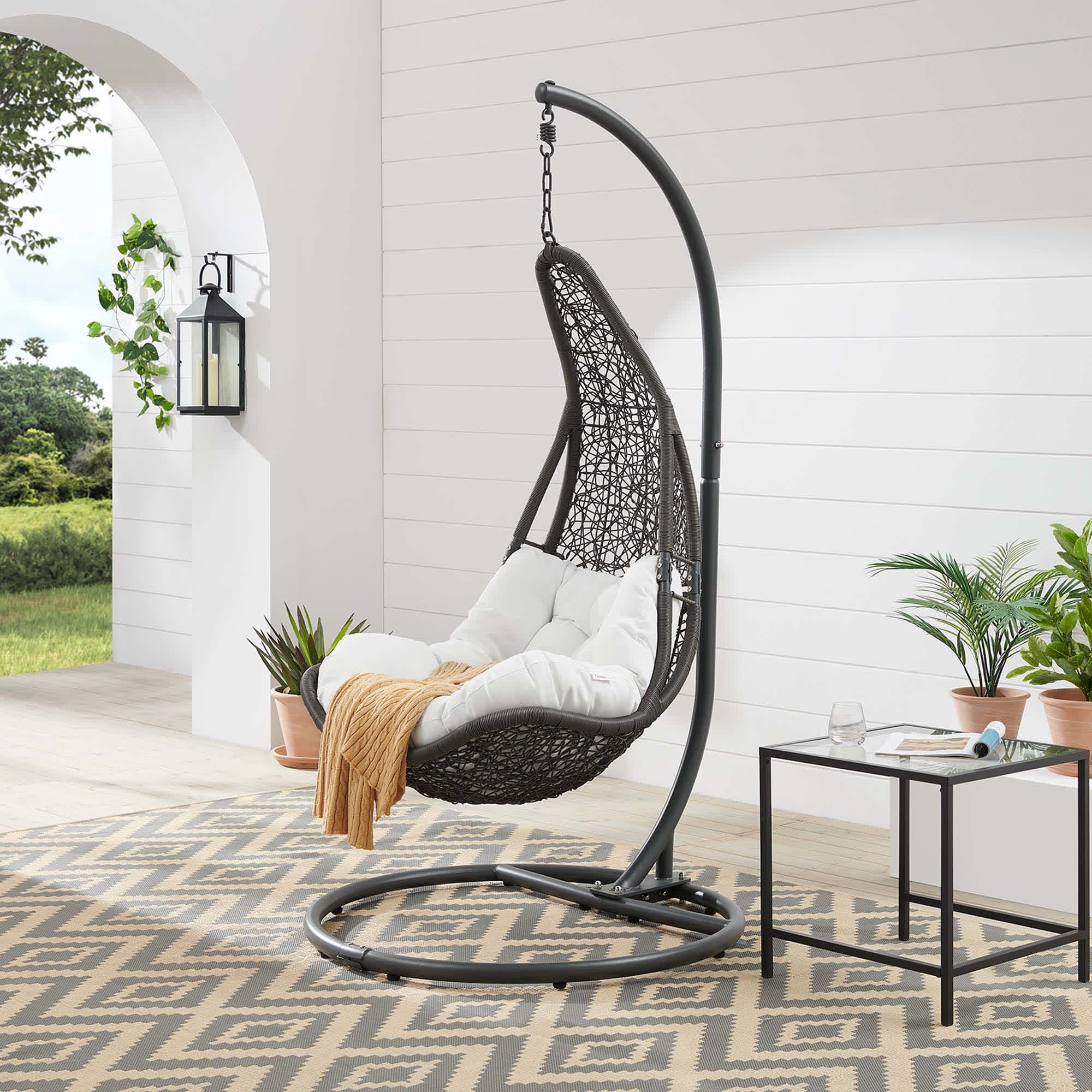 Modway EEI-2276-GRY-WHI-SET Swing-Gliders - View #3