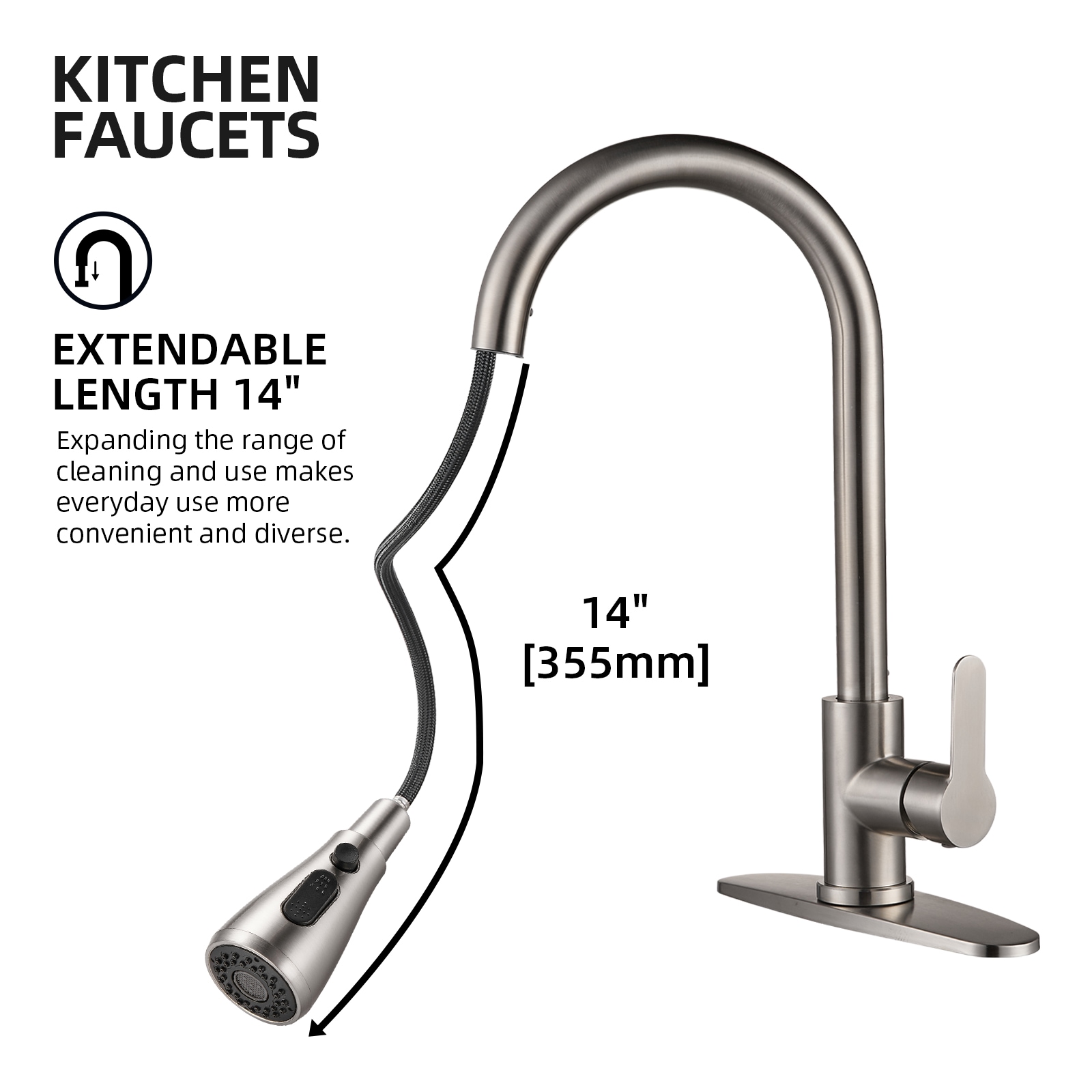 Zalerock L2KF52 Kitchen-Faucets - View #5