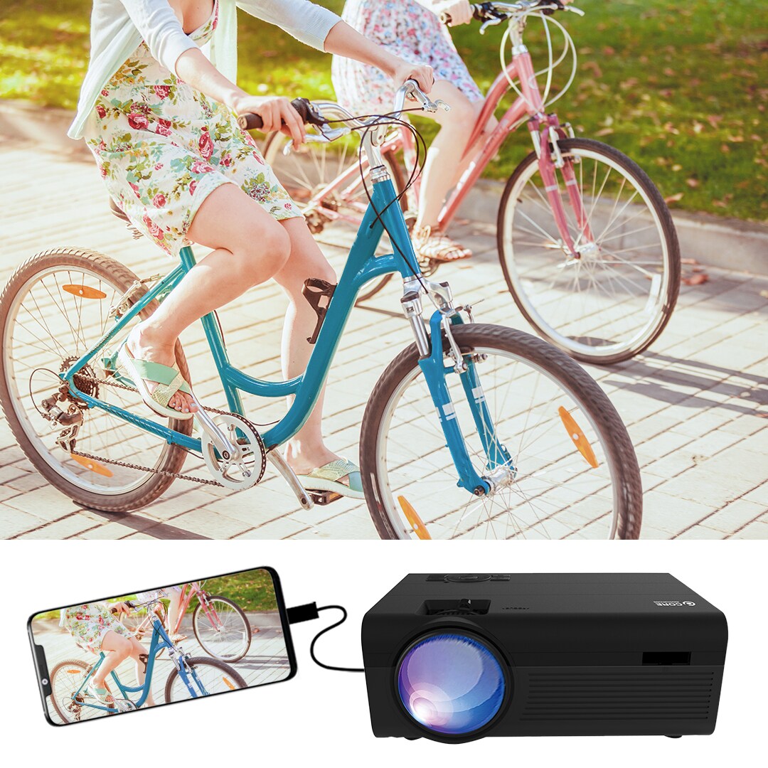 Core Innovations 150" Black LCD Home Theater Projector