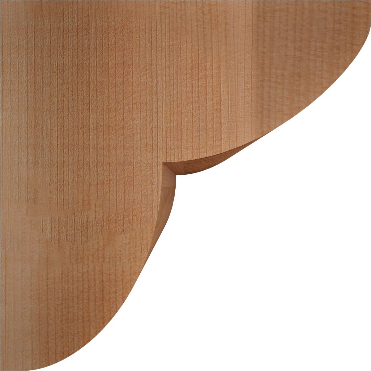 Ekena Millwork COR06X06X06CRE00SWR corbels - View #3