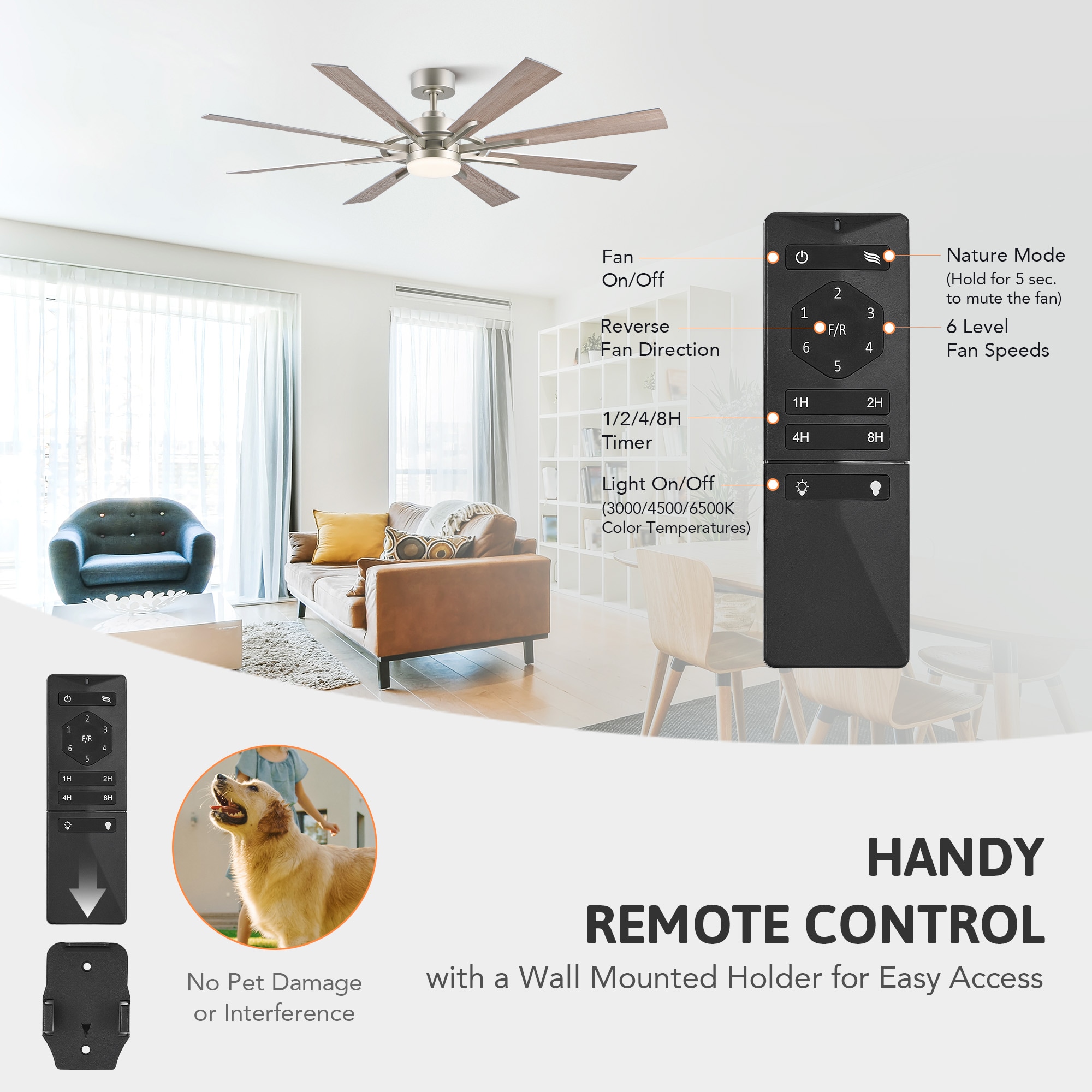 CO-Z CFN-1360-NI Ceiling-Fans - View #7