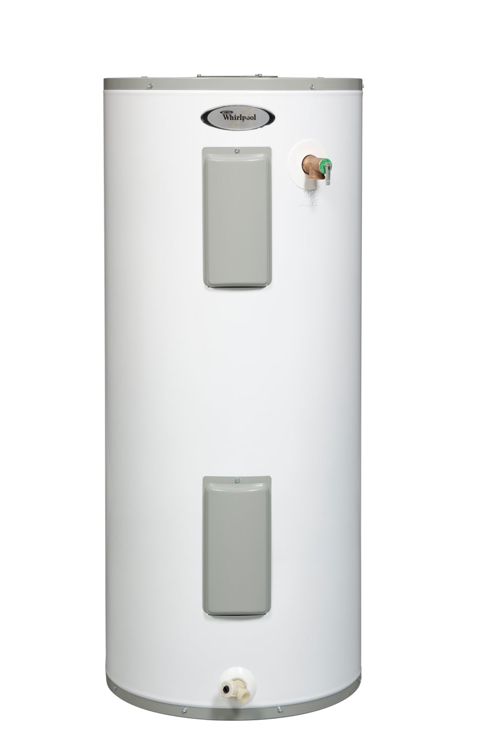 Whirlpool 50-Gallon Regular 12-Year Limited 5500-Watt Double Element Electric  Water Heater at