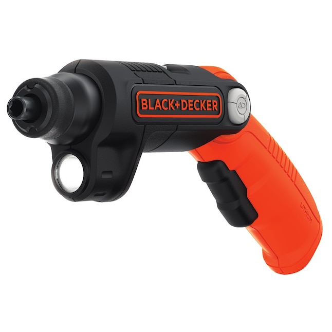 BLACK+DECKER 4-Volt Max 3/8-in Cordless Screwdriver (1-Battery Included and Charger  Included) in the Cordless Screwdrivers department at