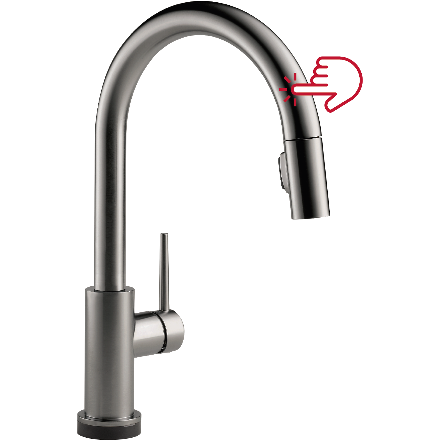 Delta Trask Touch2O Spotshield Stainless Double Handle Pull 