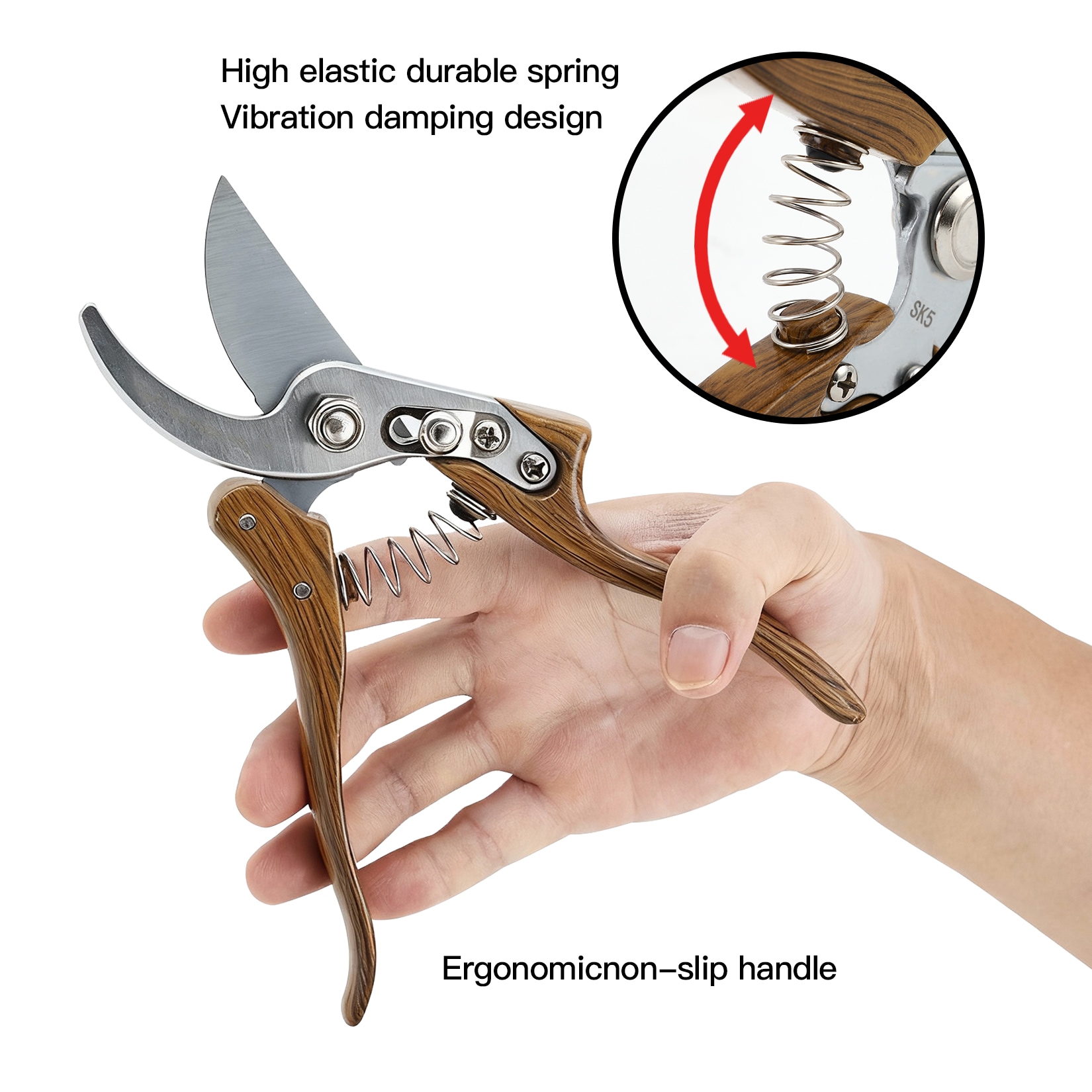 GarveeLife BVO-OALIG6-5JSC Floral-Scissors-Snips - View #4