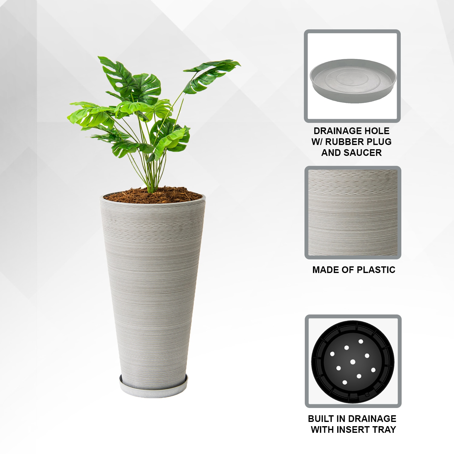 XBrand LW6524GR2 Planter-Window-Box - View #8
