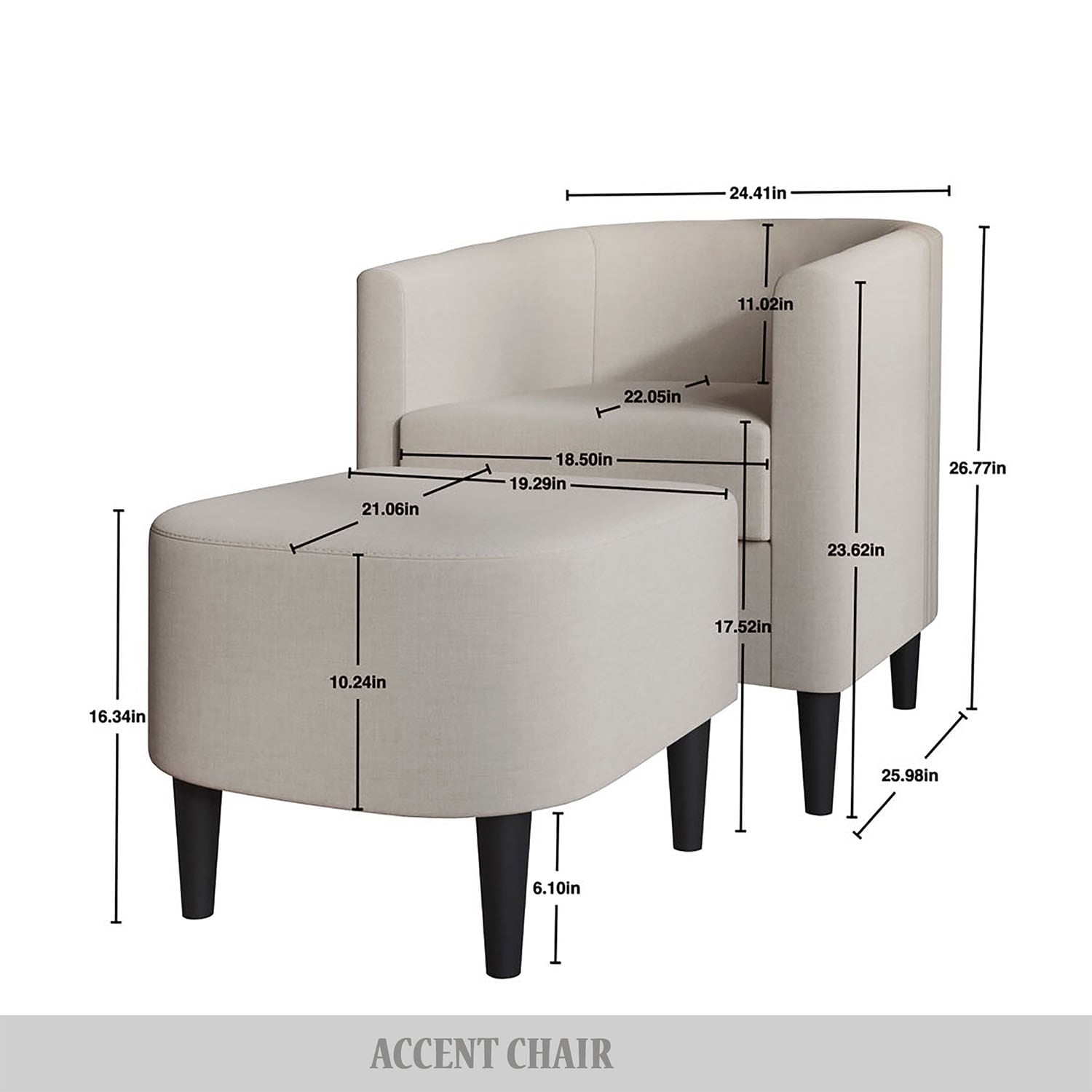 ChaletPosh C130AC-CGY-LN chairs - View #5