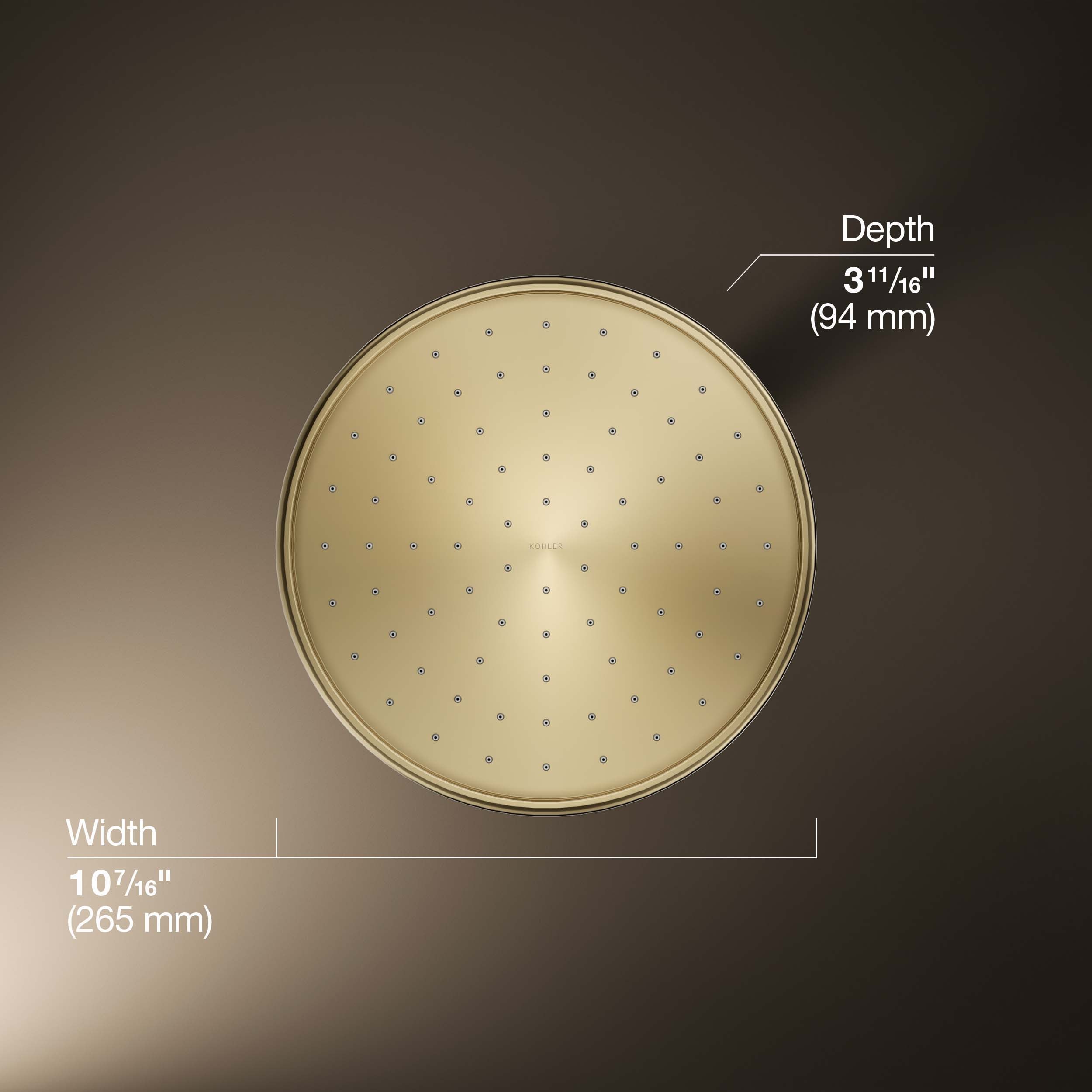 KOHLER K-13690-BL Fixed-Showerhead - View #3