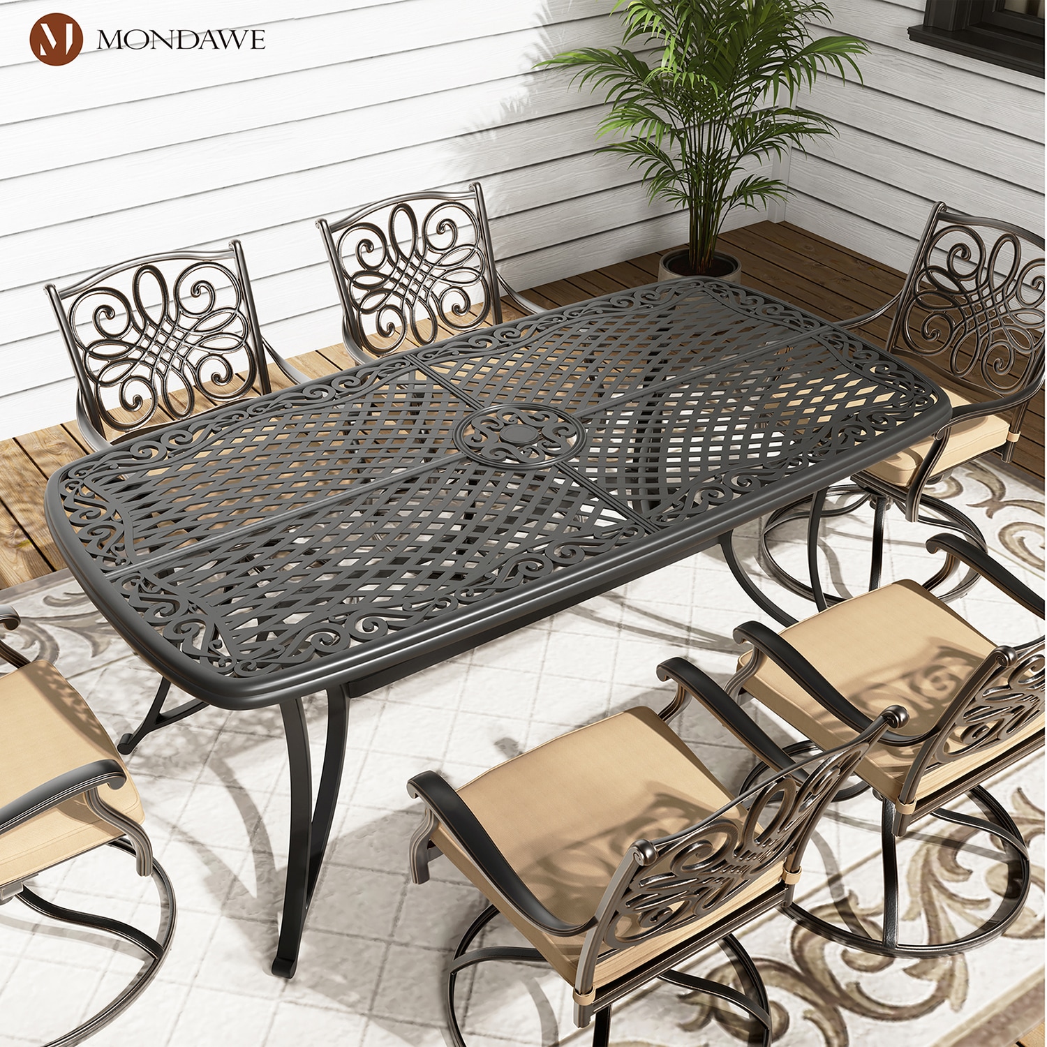 Mondawe 21OD056415FF Patio-Tables - View #2