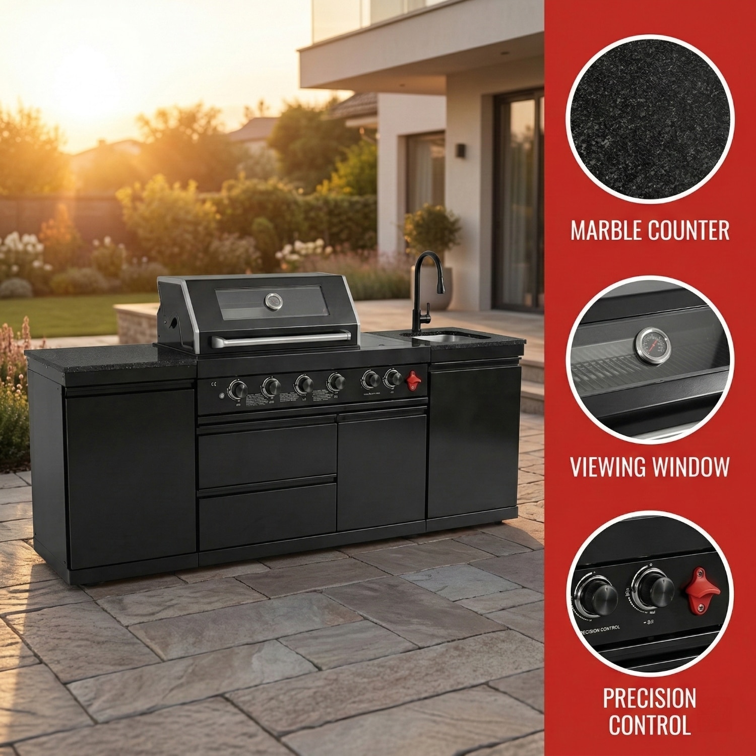 Wooakway FXL20605-605A26 Modular-Outdoor-Kitchens - View #6