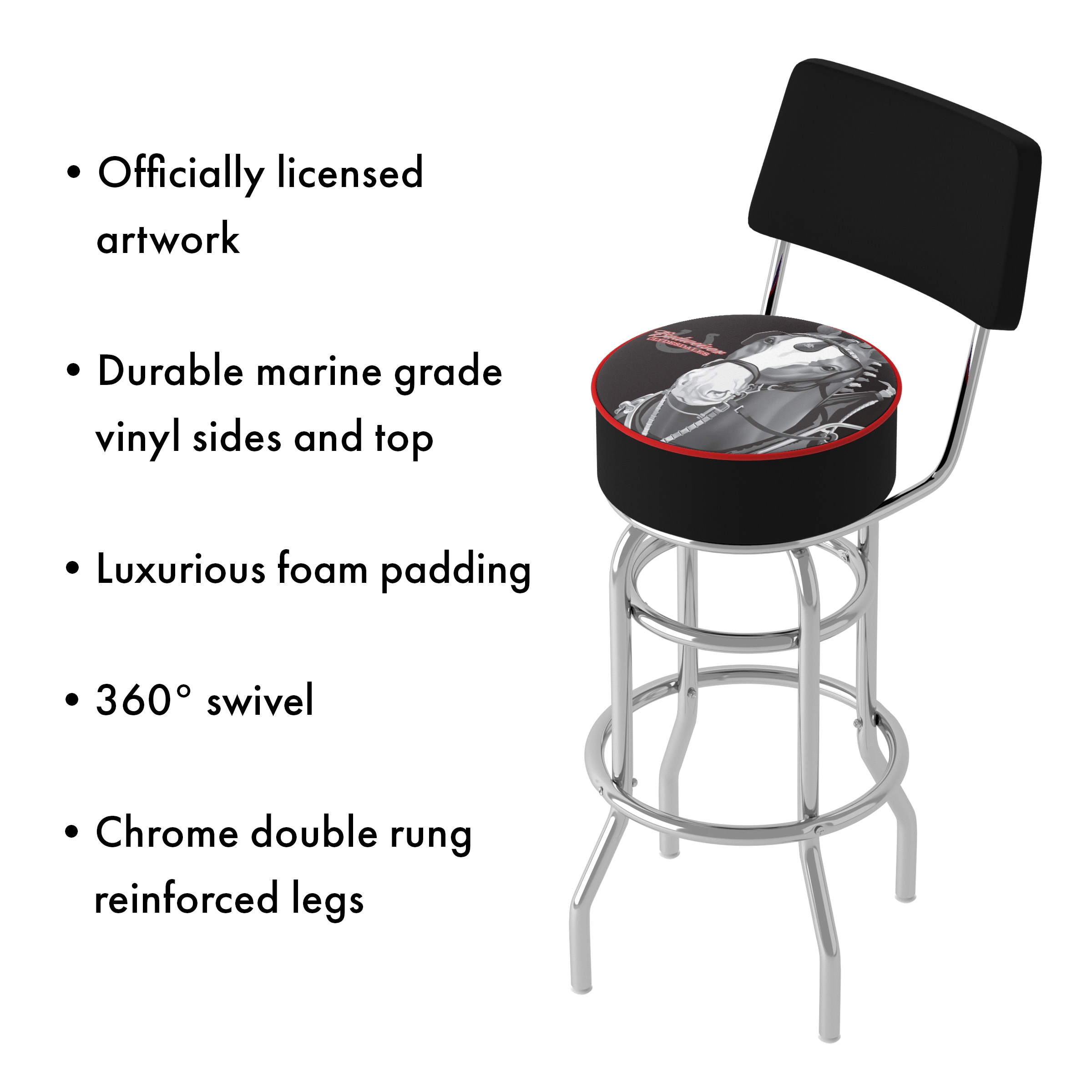 Trademark Gameroom AB1100-CLY-B stools - View #3