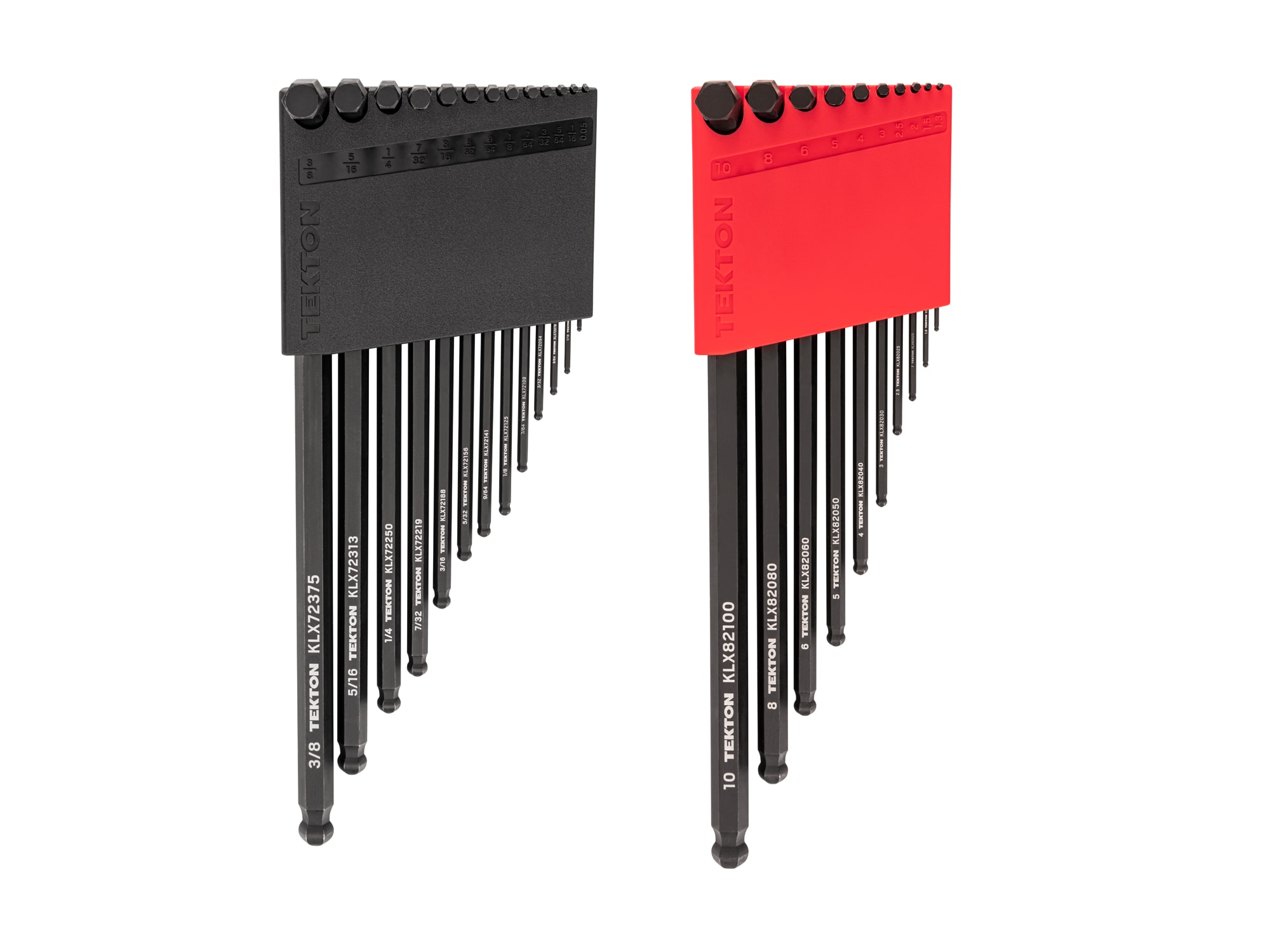 TEKTON KLX91304 Assorted Standard (SAE) and Metric combination 23 -Pieces Hex key set