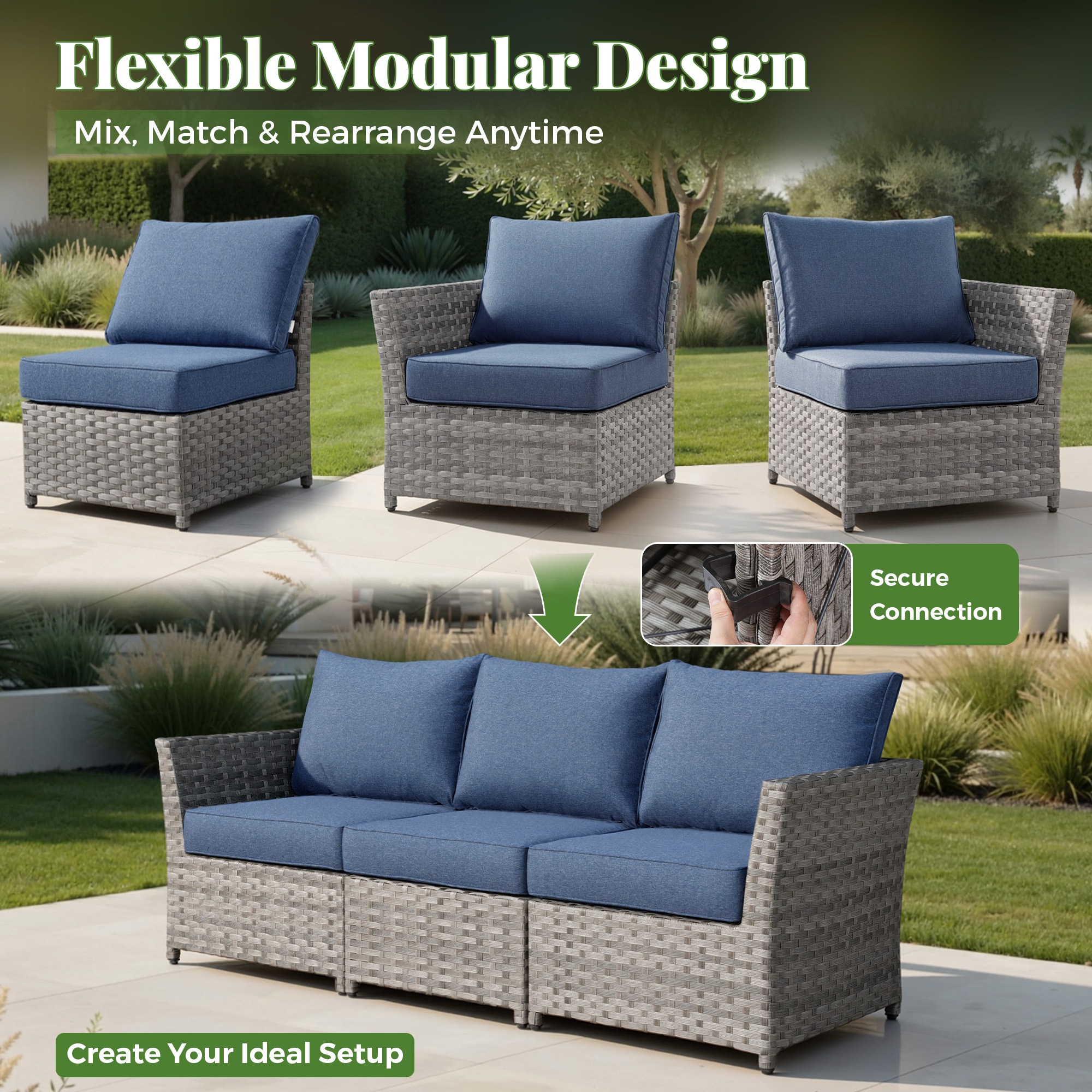Pouuin SCFPBRS3012 Patio-Sofas-Daybeds - View #4