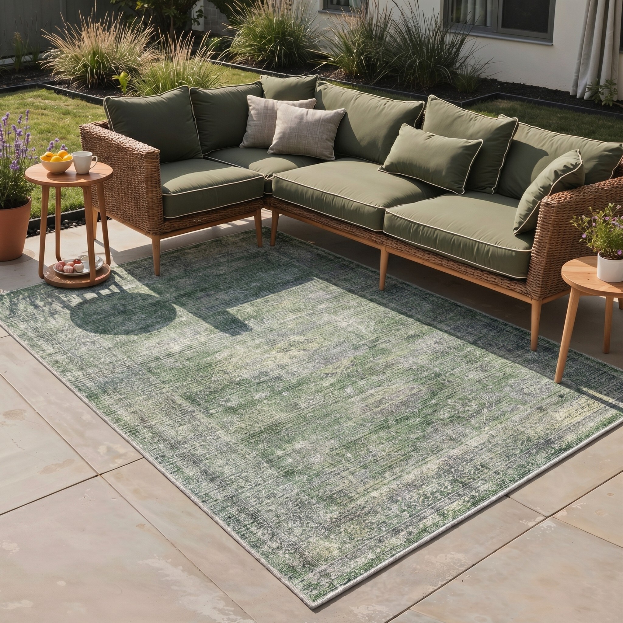 BAVNI ARP1546-GREEN-9X12 rugs - View #5