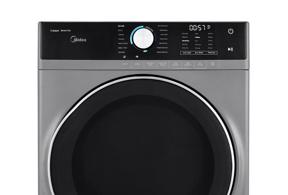 Simzlife 1.8 Cu. Ft. Compact Dryer with Efficiency Filtration Systems with  Stainless Steel Liner Four Function Small Dryer Machine