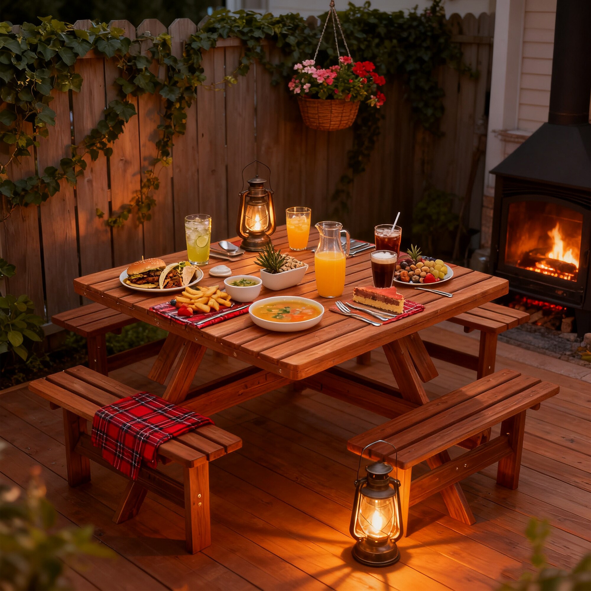 BABOOM BOM-10261DK-CO Picnic-Tables - View #4