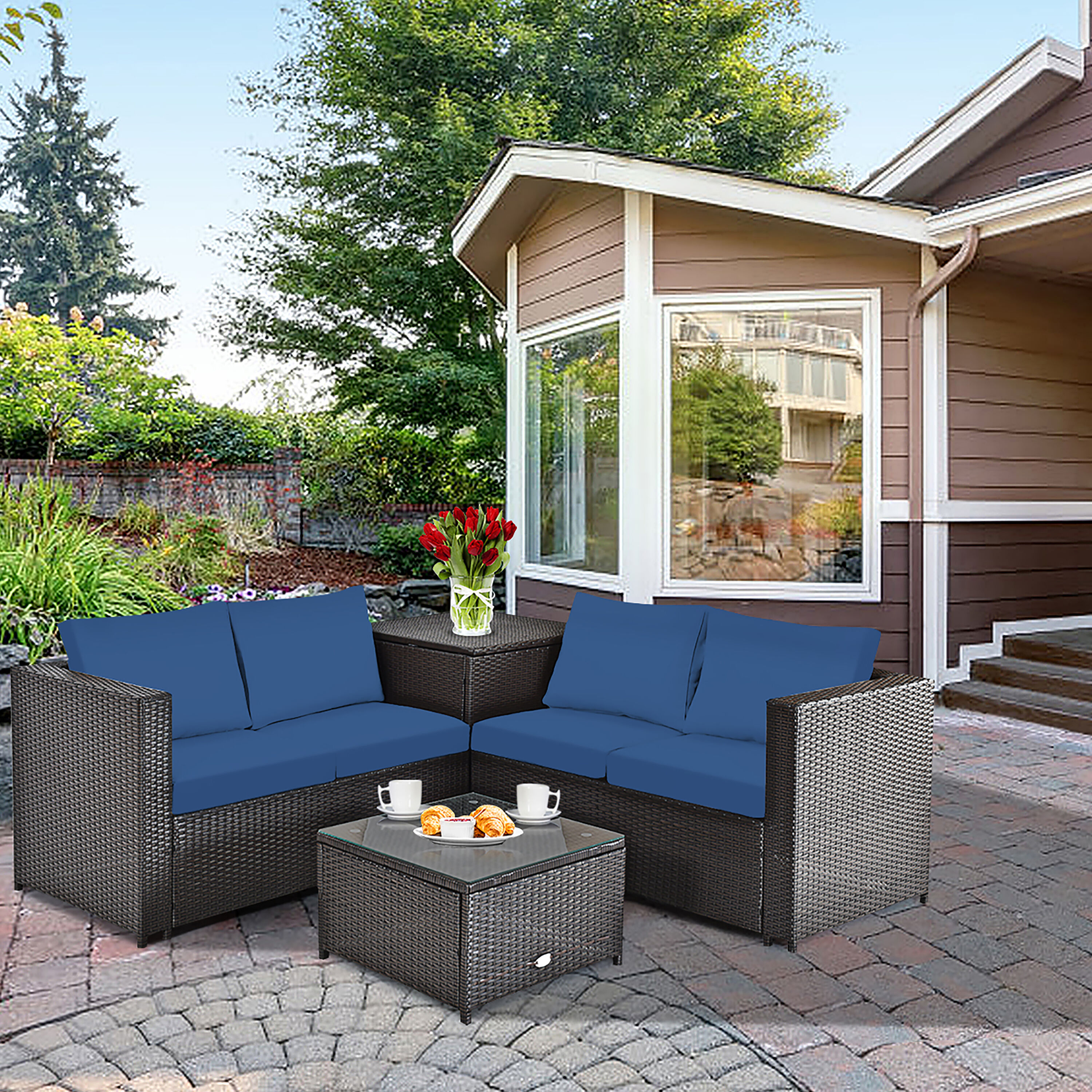 Costway HW66714NY+ Patio-Conversation-Sets - View #8