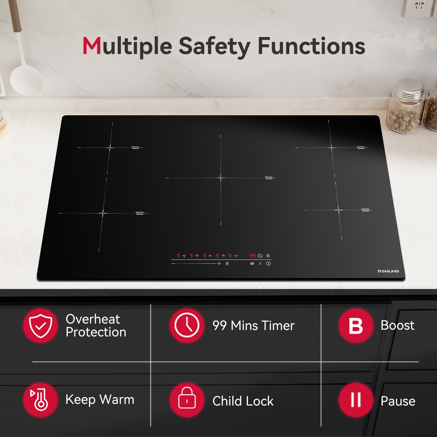 GASLAND H90BF Induction-Cooktops - View #3