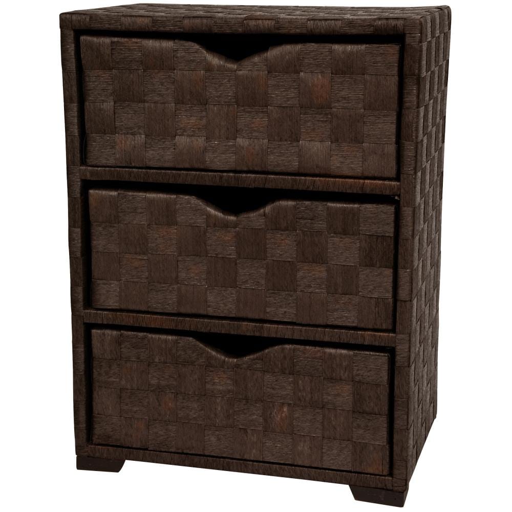 Red Lantern JH09-101-3-MOC Brown Pine 3 -Drawer Standard chest