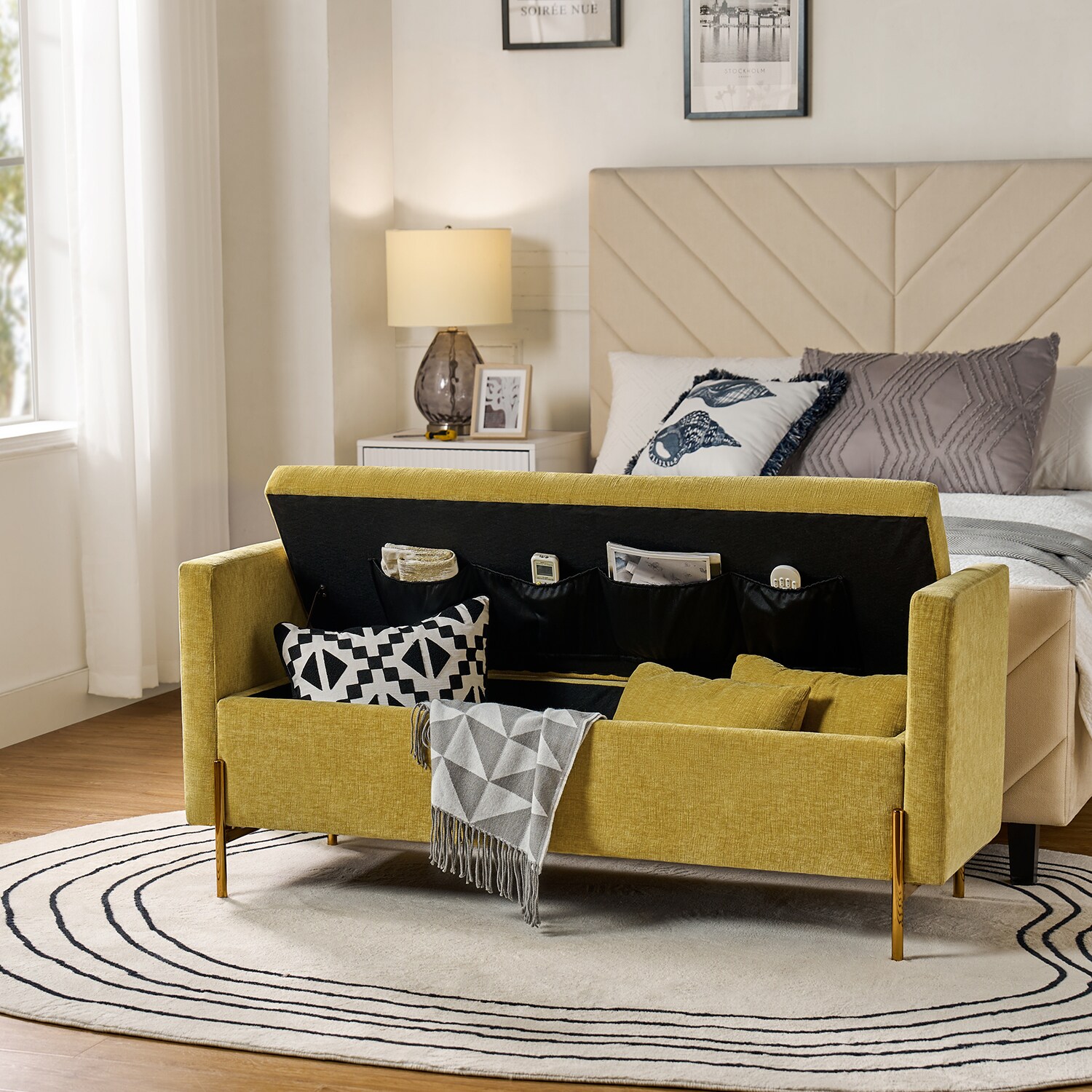 14 Karat Home BEM0876-MUS bench - View #3
