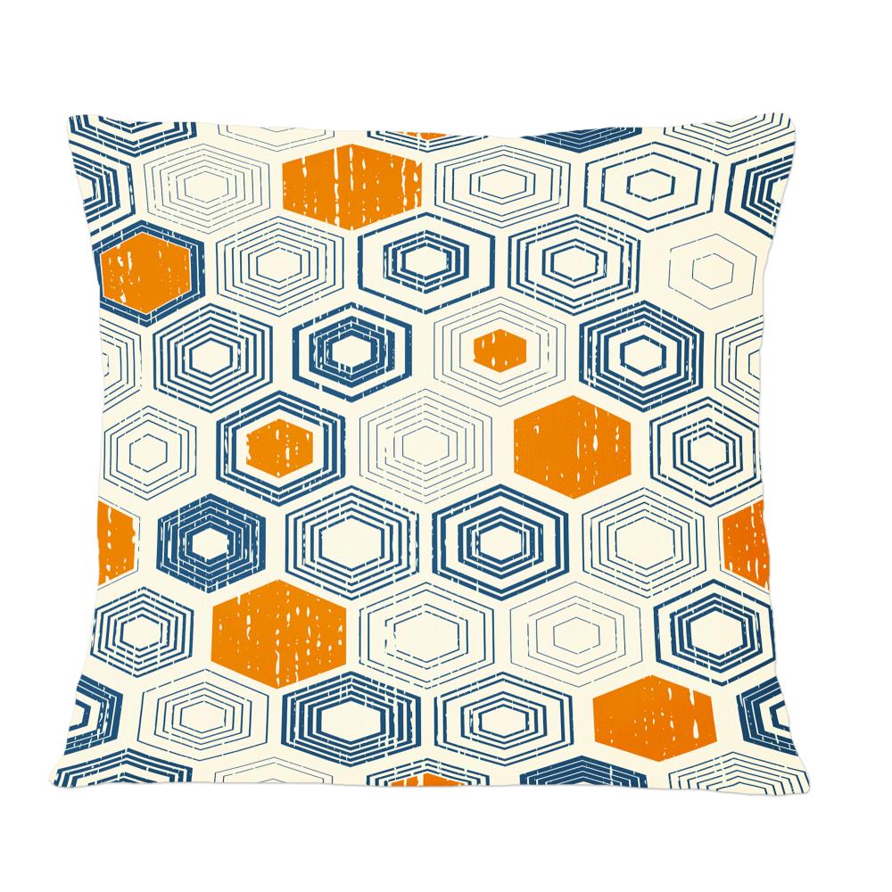 Designart CU24097-12-20 12-in x 20-in Orange Indoor Decorative Pillow
