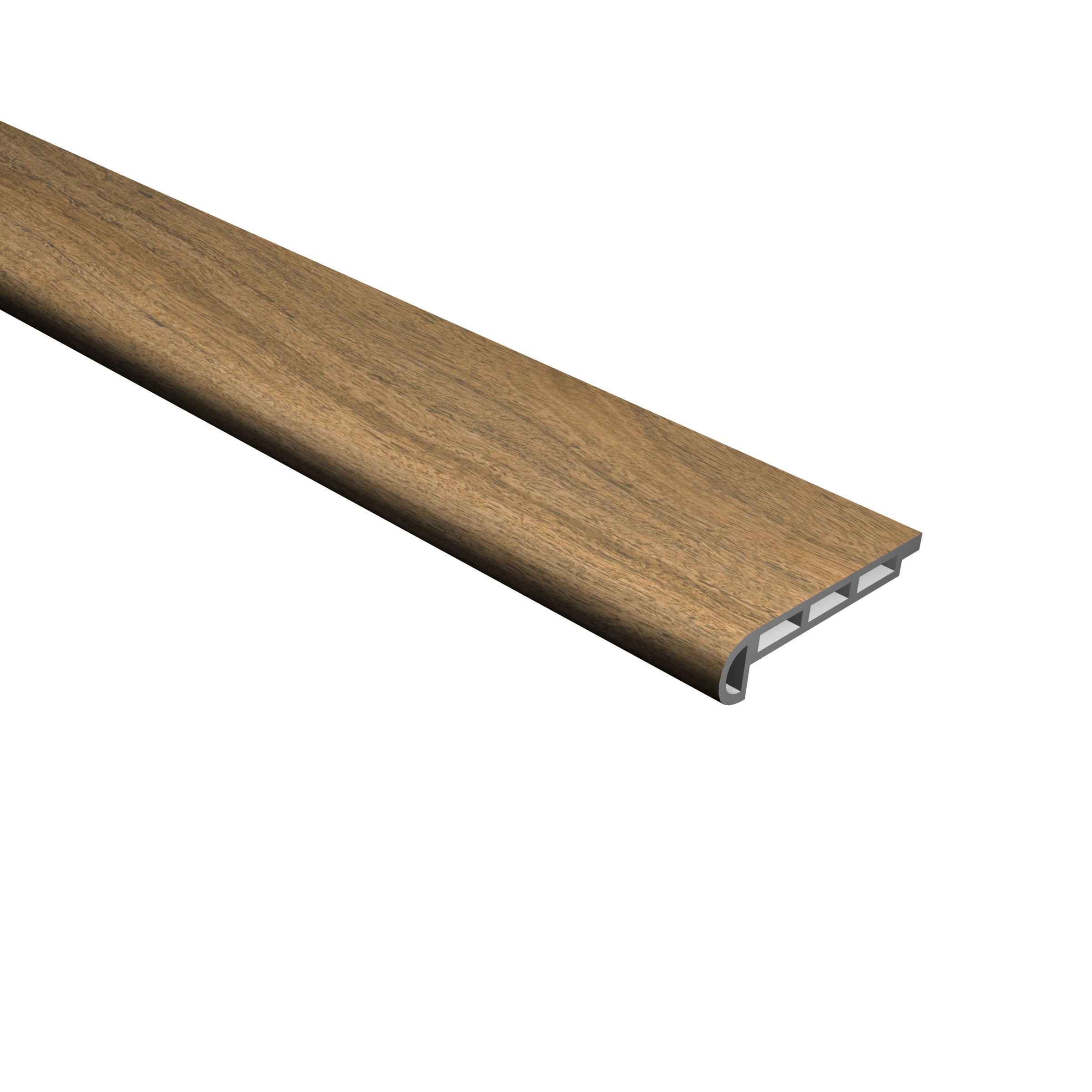 CALI 7904502115 Mute Step 2.07-in x 72.8-in x 0.75-in Moonlit Mango Prefinished Vinyl Flush Stair Nosing