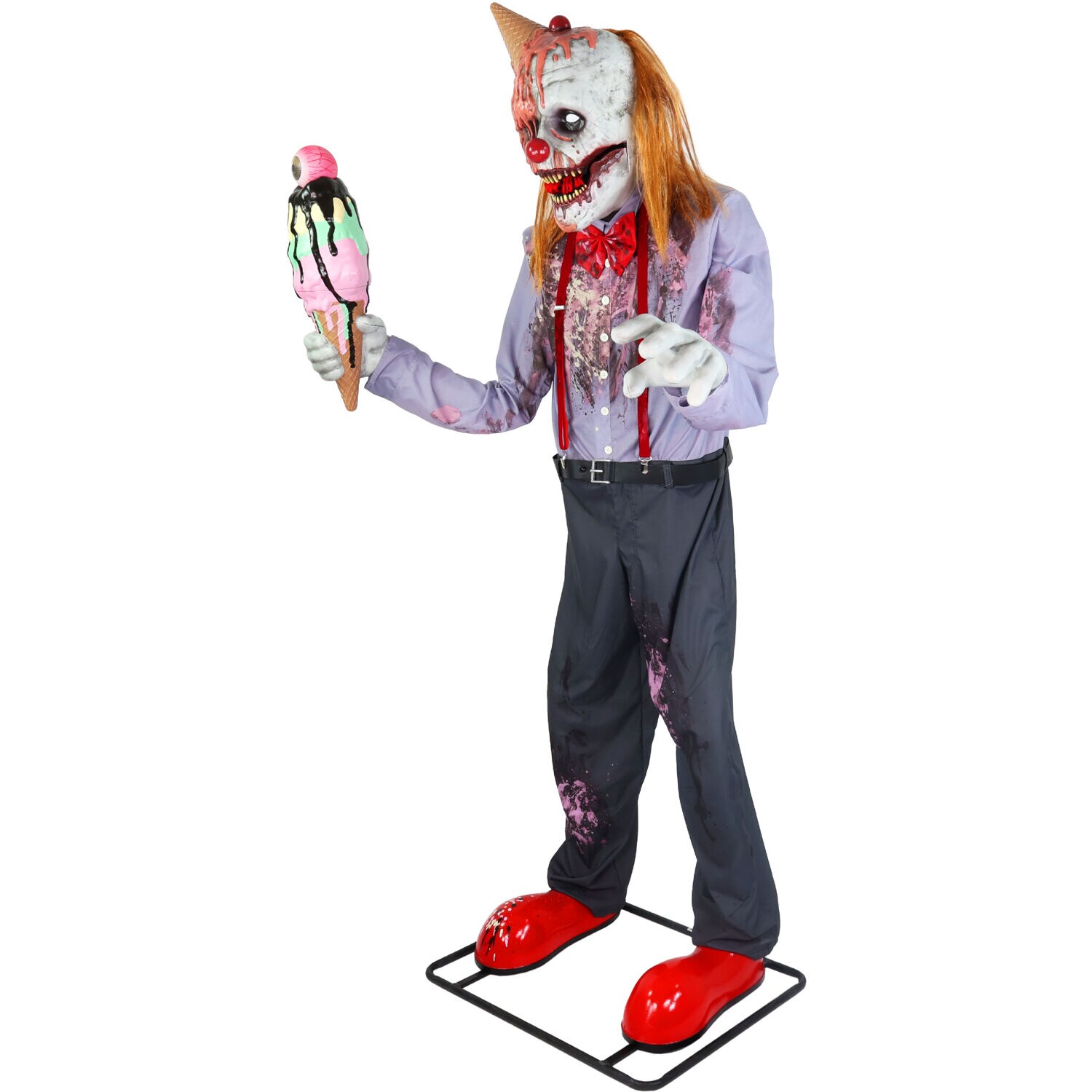 Haunted Hill Farm HHSCREAMCLWN-1FLSA Halloween-Animatronics - View #12