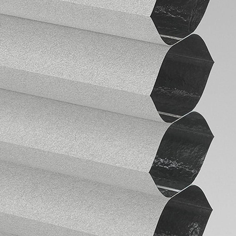 allen + roth 504606 Seclusion Seafoam Haze Room darkening Polyester Single Cellular shade swatch