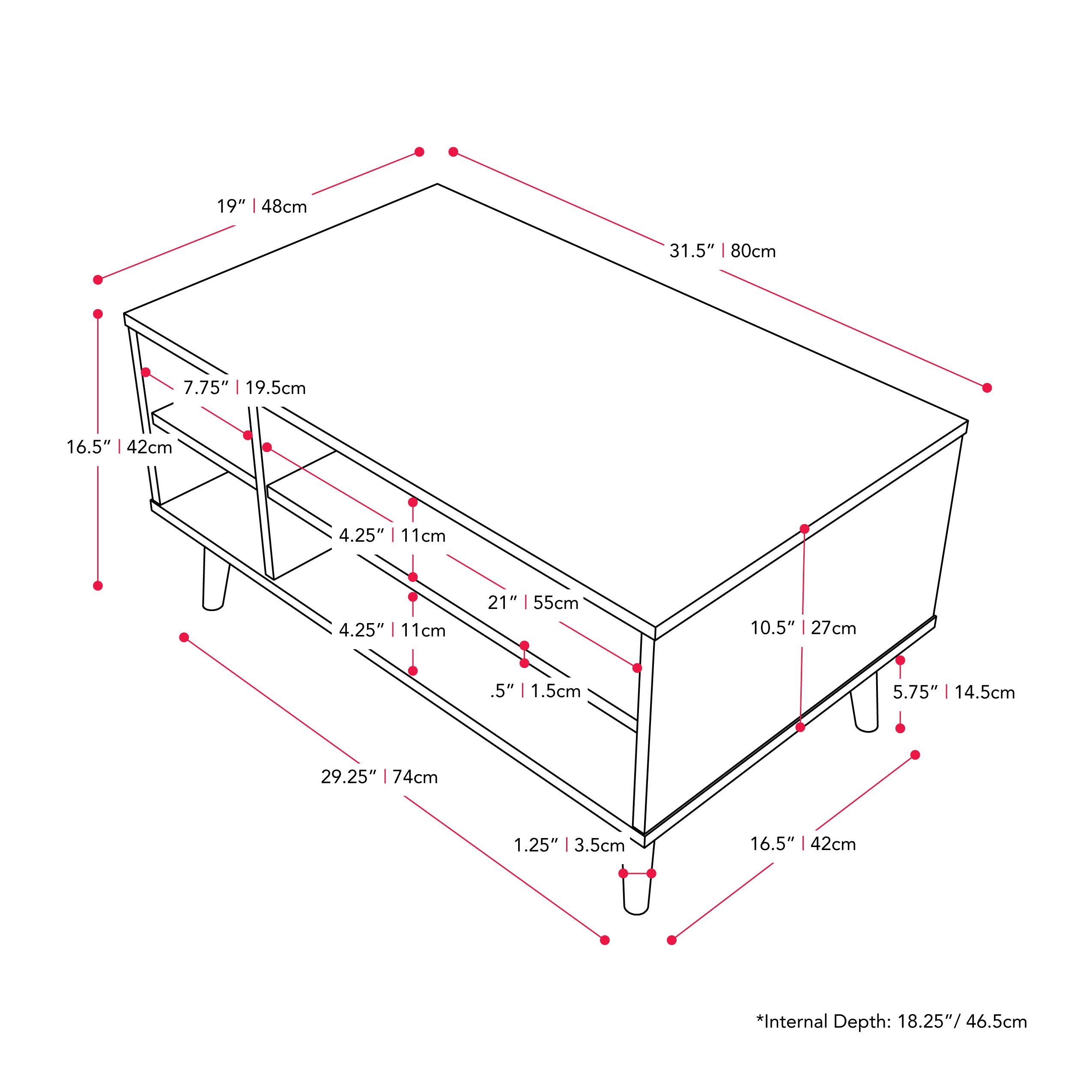 CorLiving LHW-601-C Coffee-Tables - View #7
