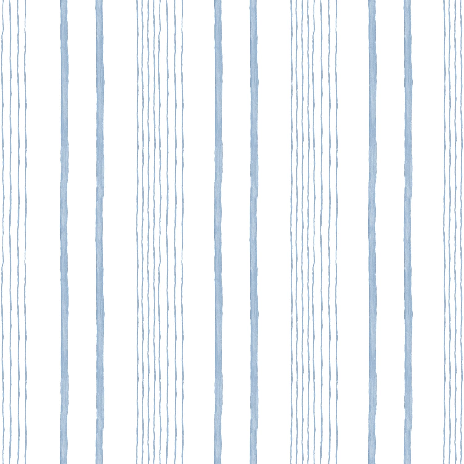 Hand Drawn Stripe Blue Wallpaper