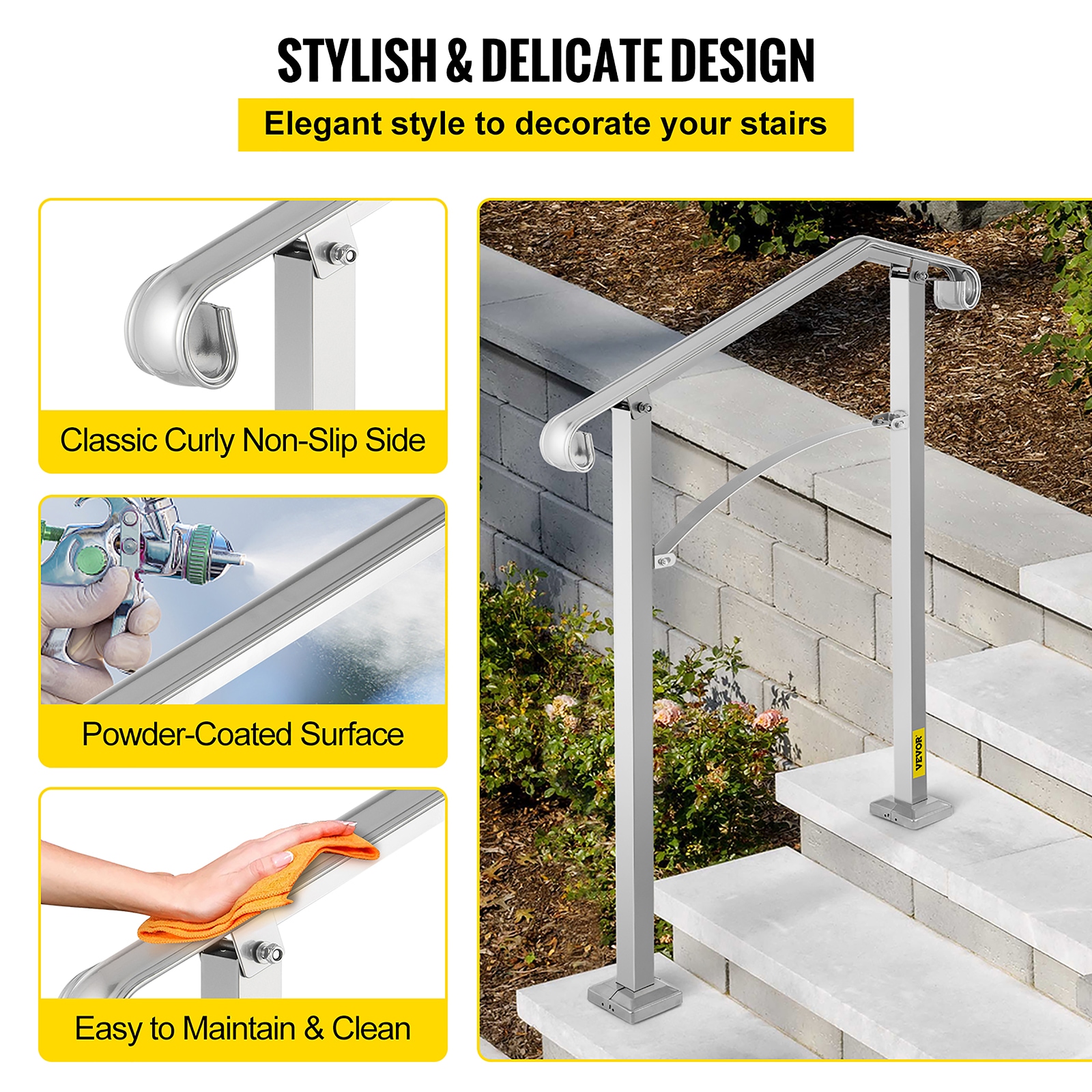 VEVOR HWLZLTFSHSCW35IP8V0 Interior-Stairpart-Railing - View #7
