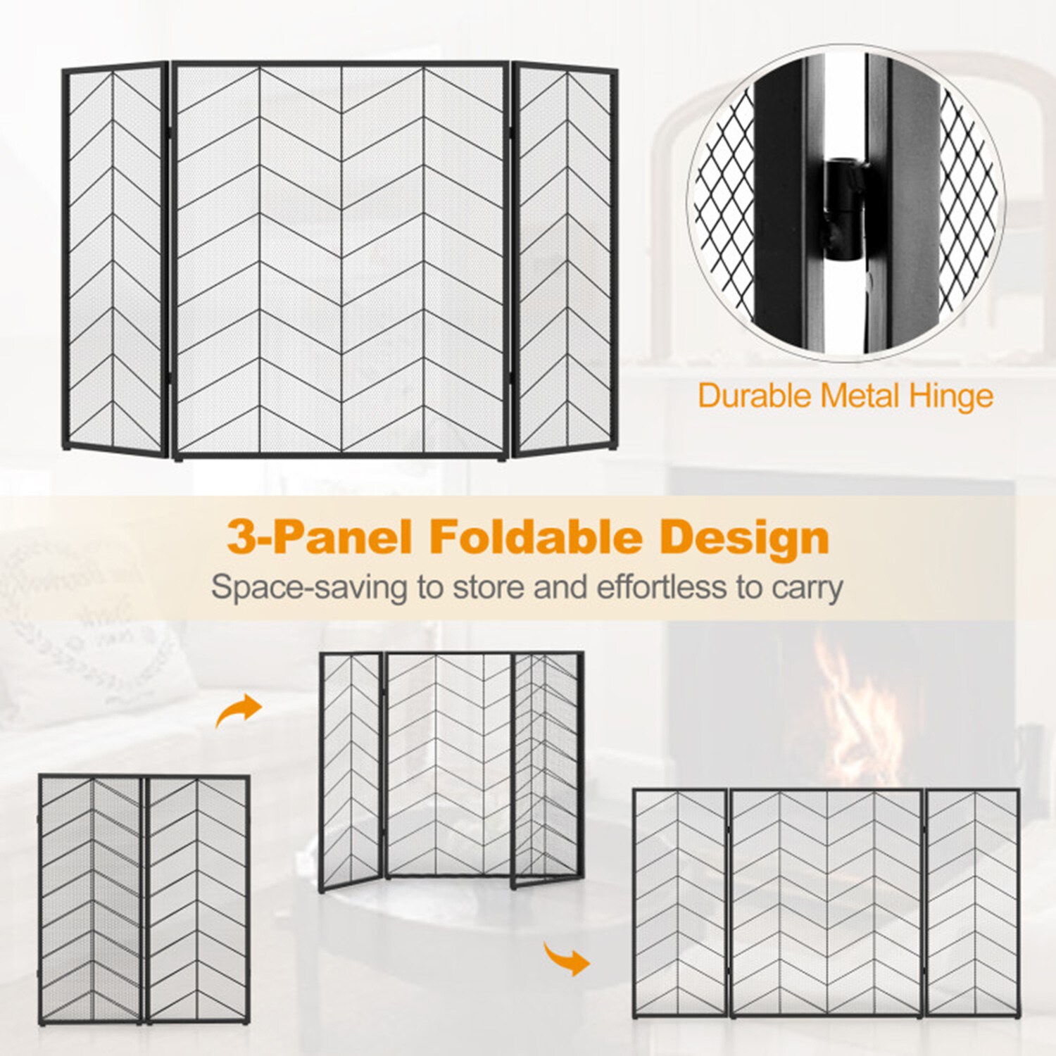 Mondawe MO-11173MO-A Fireplace-Screens - View #6
