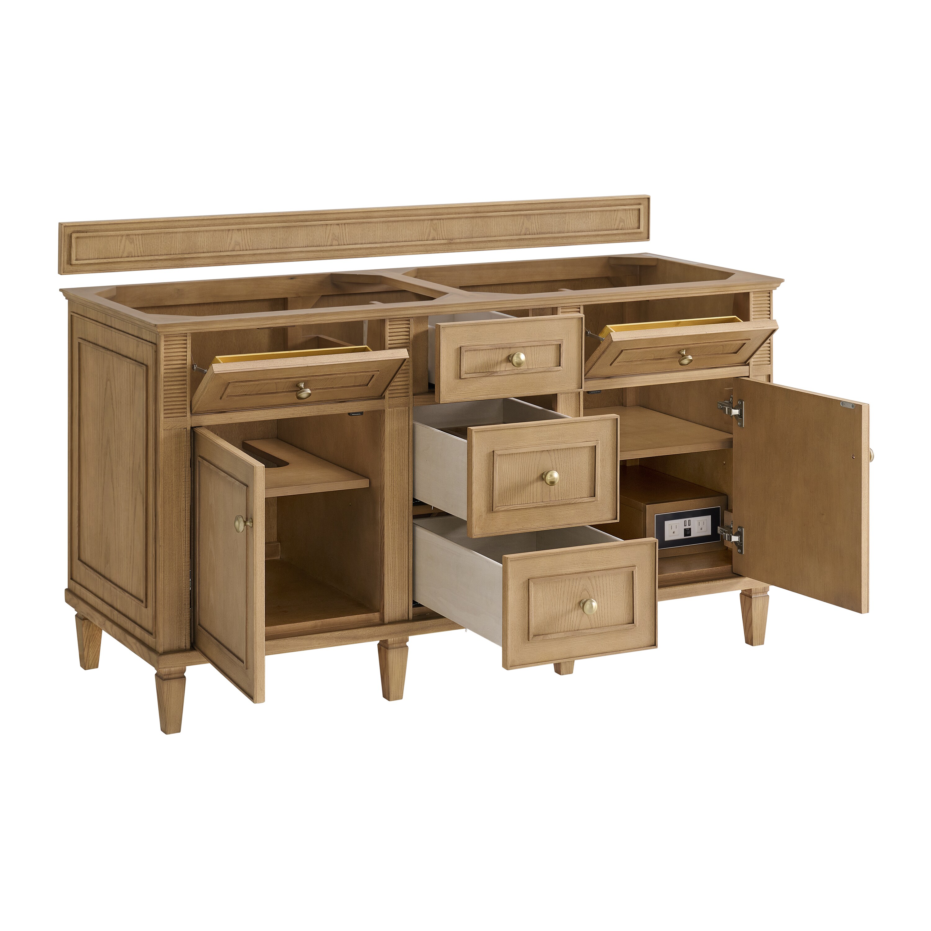 James Martin Vanities 424-V60D-M-LNO vanities - View #3