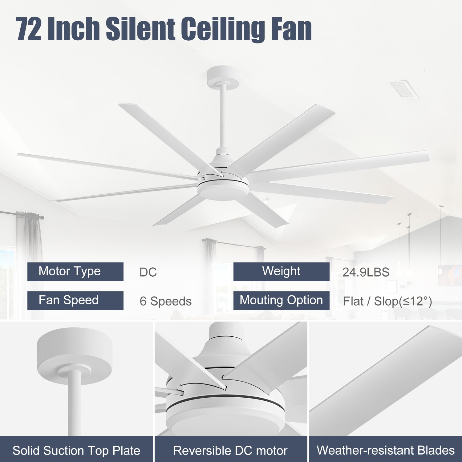 Breezary 27023-AW-NL-T Ceiling-Fans - View #4