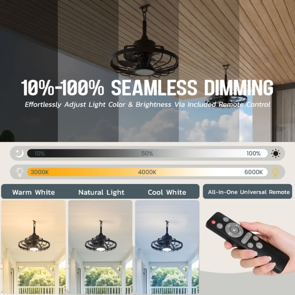 U-HOMY YY-211BK-OT Ceiling-Fans - View #5